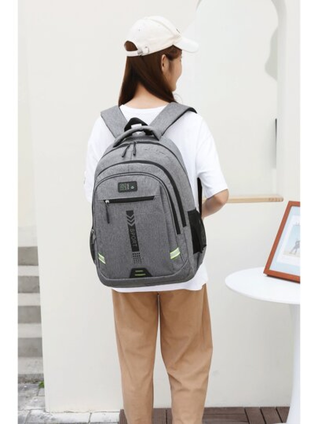 Fashionable Casual Versatile Functional Men Backpack New Design Christmas Scream Bag Bag Backpack Winter Christmas Gifts Travel Bag Large Capacity Multi Functional Portable Thanksgiving Holiday Comput