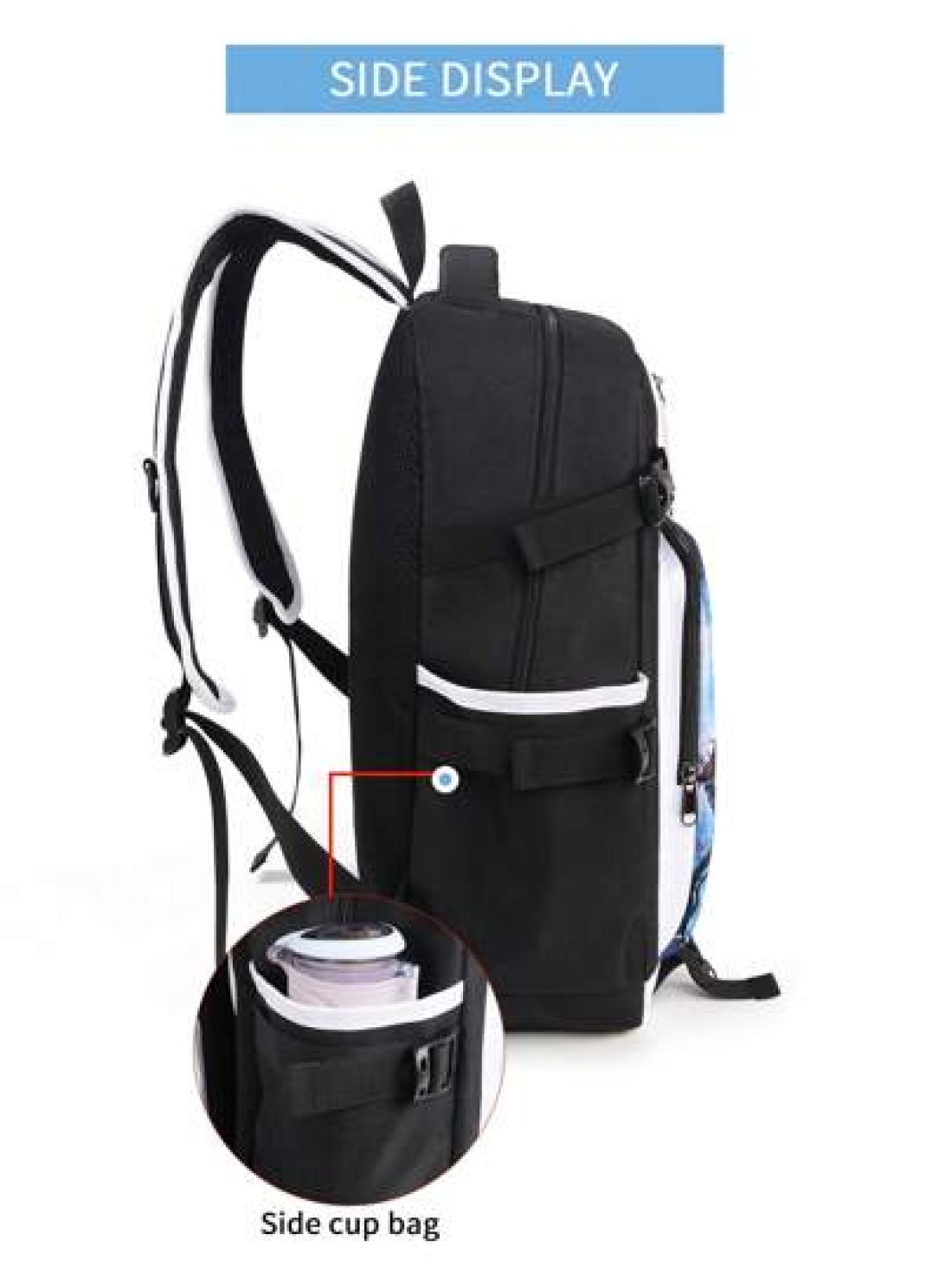 Marvel Graphic Print Oxford Cloth Backpack Minimalist Letter Design Large Capacity Laptop Bag Travel Bag Adjustable Shoulder Strap Multiple Compartments Suitable For Students Summer