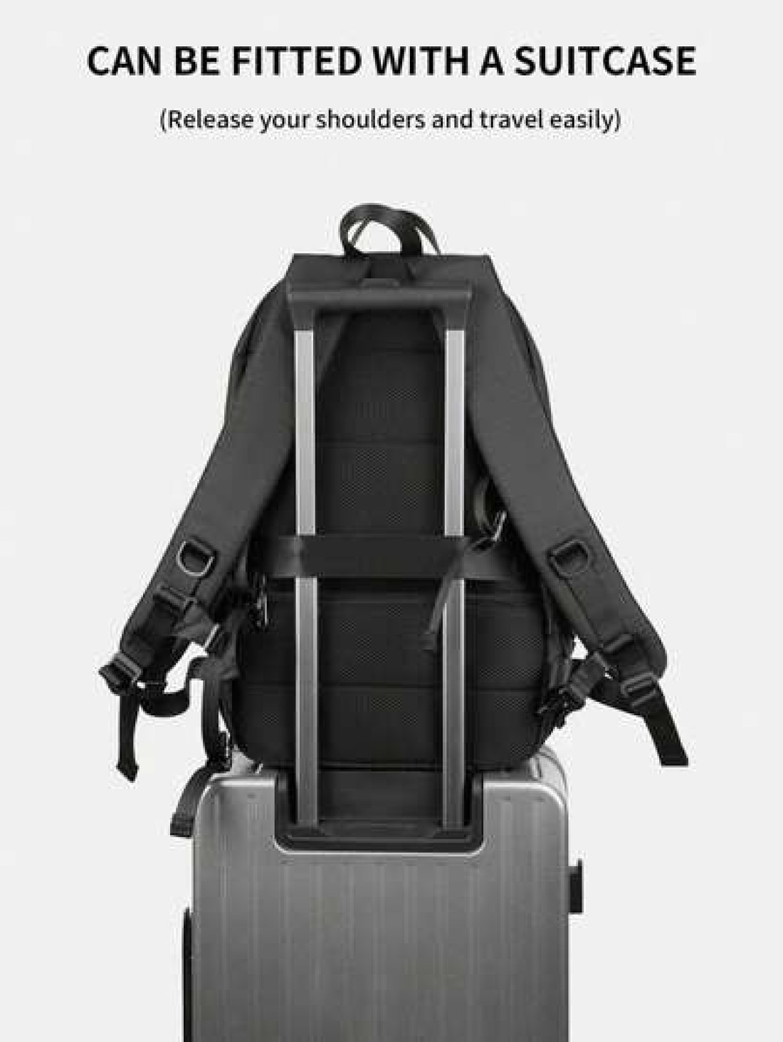 Large Capacity Outdoor Hiking Backpack Multifunctional Unisex Backpack For Travel Hiking Sports Water Resistant Padded Shoulder Straps To Relieve Fatigue Holiday Essentials Men Essentials