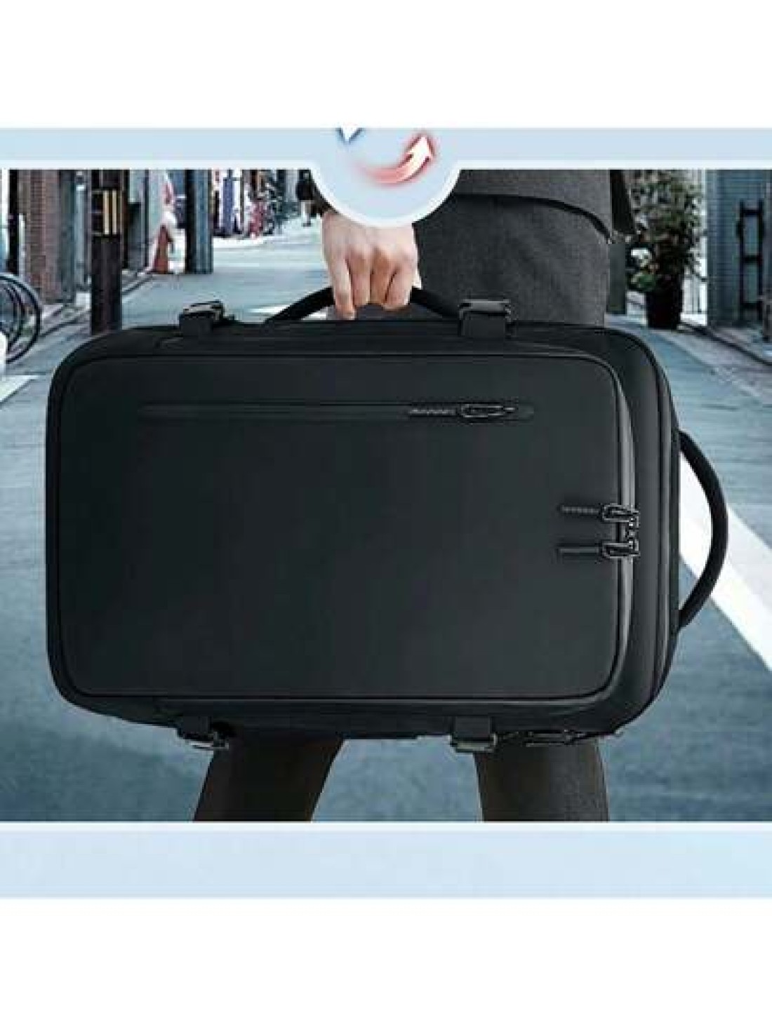 Large Capacity Vacuum Compression Business Travel Backpack Simple Fashion