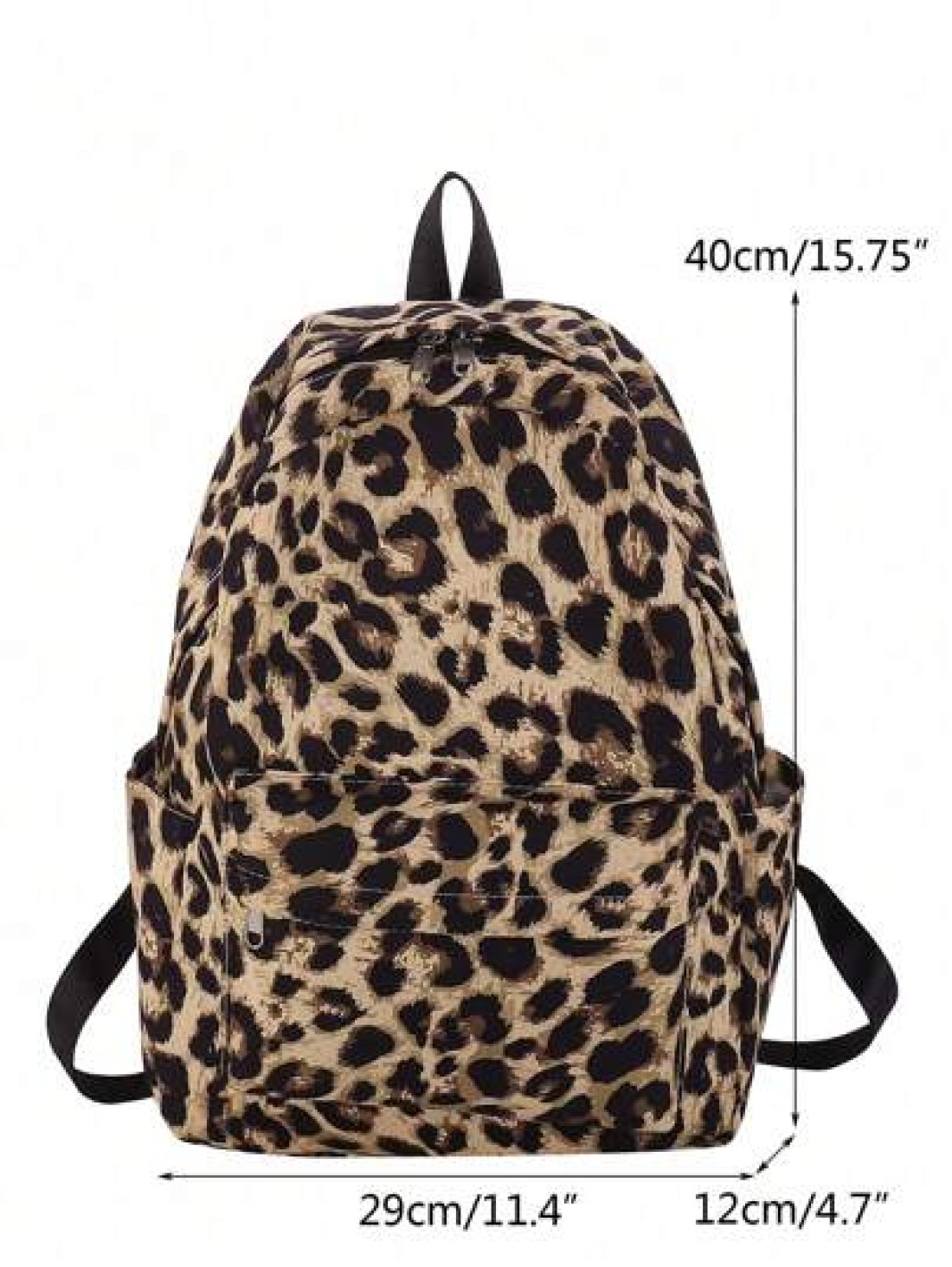 1pc New Leopard Print Large Capacity Multifunctional Preppy Style Fashion Backpack School Backpack Book Bag School Backpack Large Backpack School Backpack Back To School Bag Lightweight Portable Class