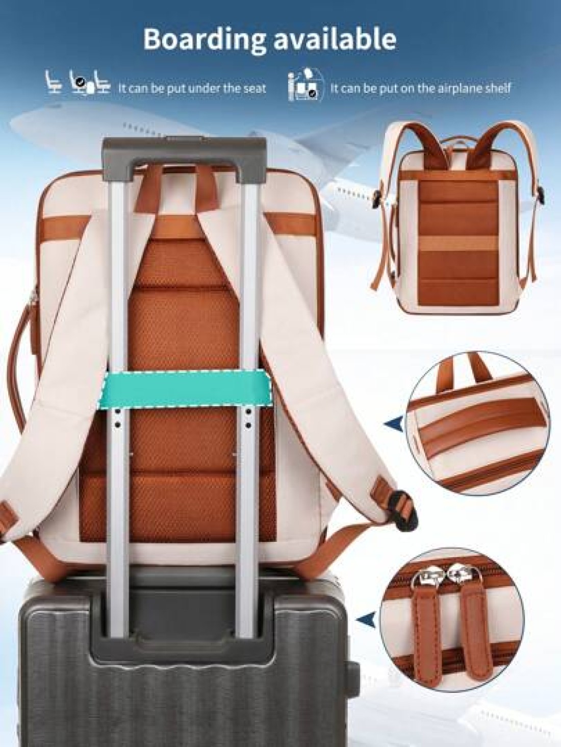 Myco Carry On Travel Backpack For Men Flight Approved 40L Personal Item Backpack With 3 Packing Cubes Travel Book Bag For Weekender College Office Christmas Gifts Winter Christmas Bag Travel Bag Schoo