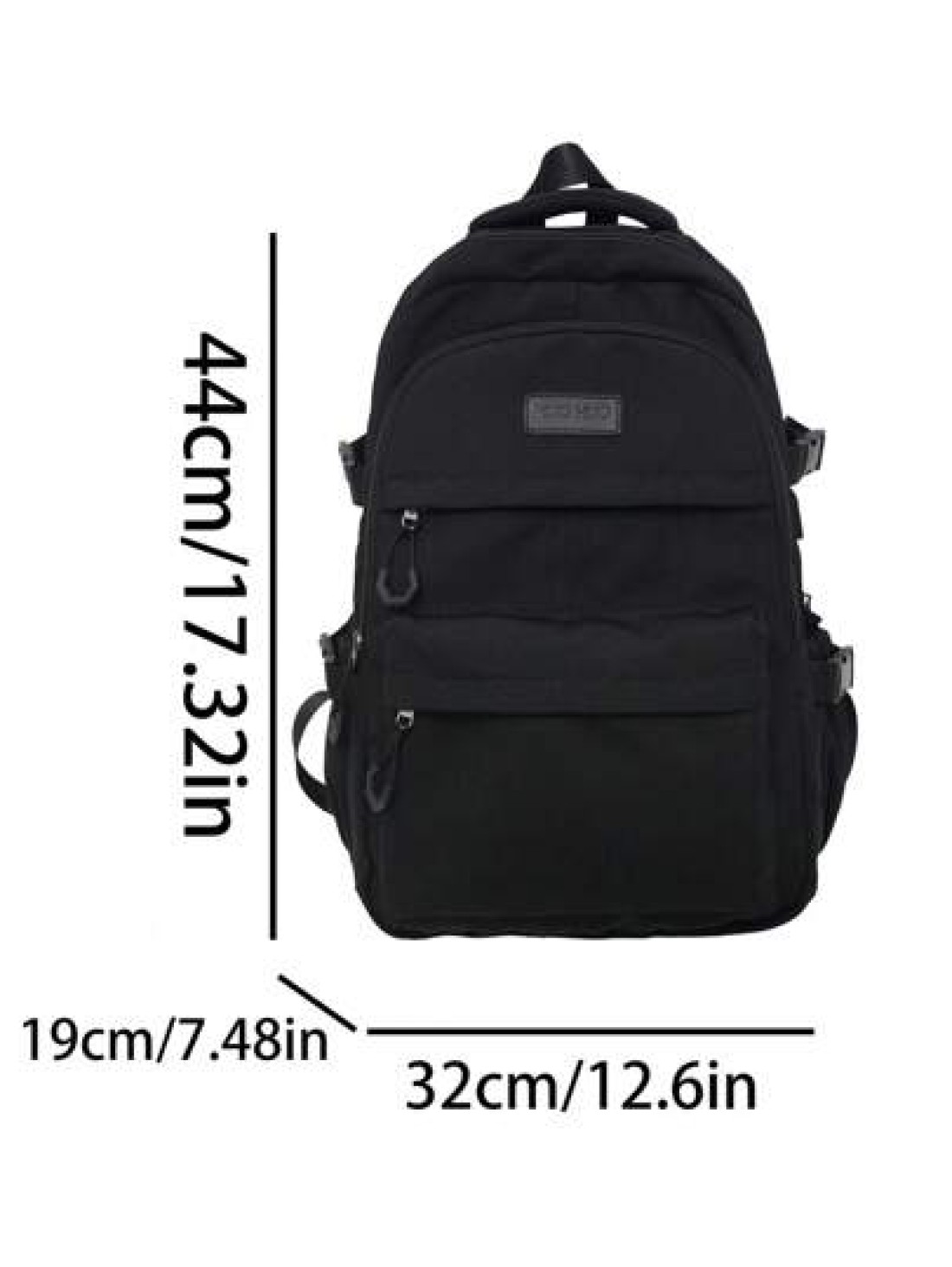 New Multi Layer Design Backpack With Simple And Versatile Style Large Capacity Backpack For Students To Go To School Class And Travel Unisex