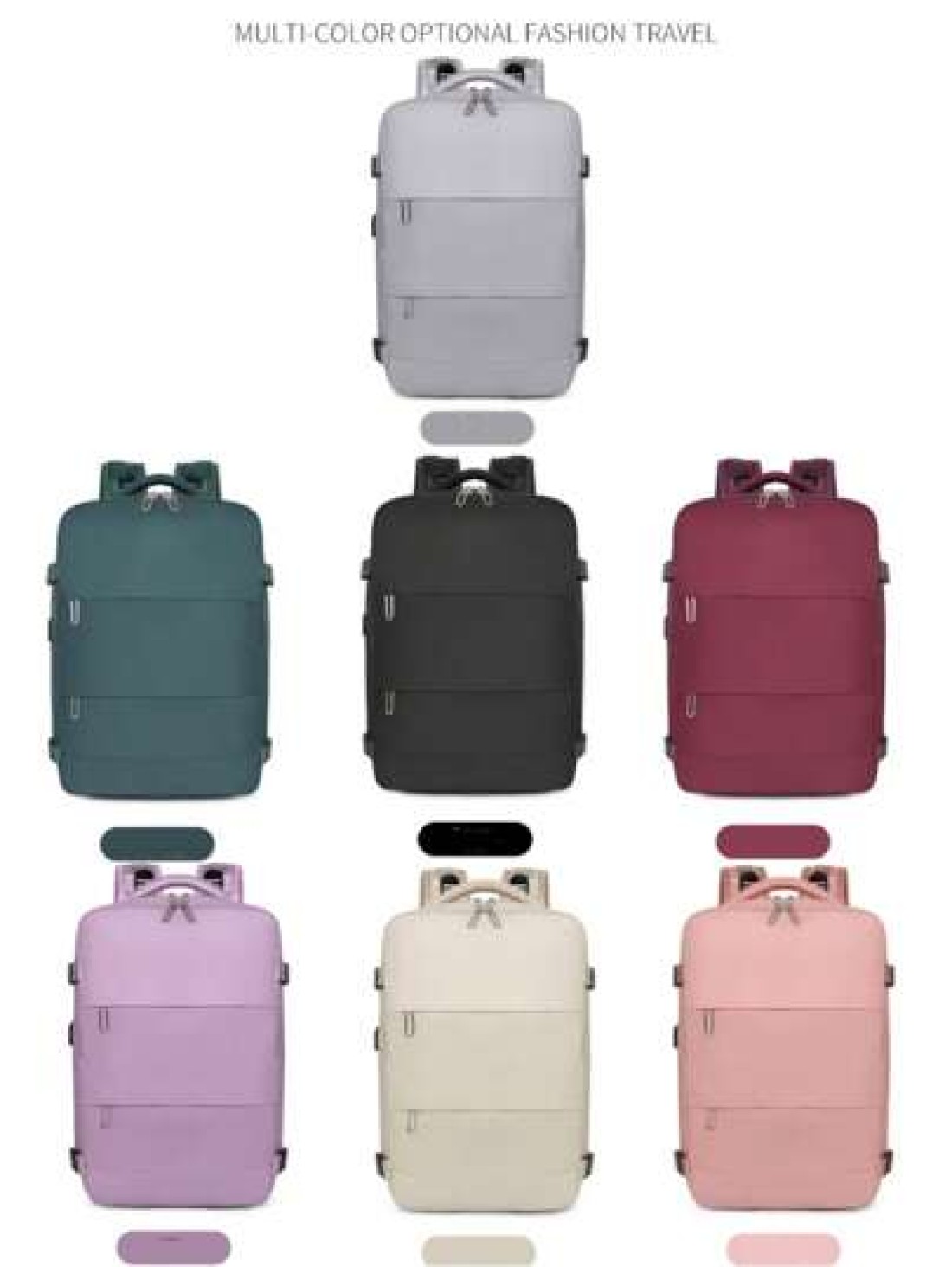 1pc Large Travel Backpack For Men Business Laptop Backpack Carry On Bag 40x20x25 Carry On Backpack Airline Approved Waterproof Backpack Multifunctional Independent Shoe Compartment Wet And Dry Separat