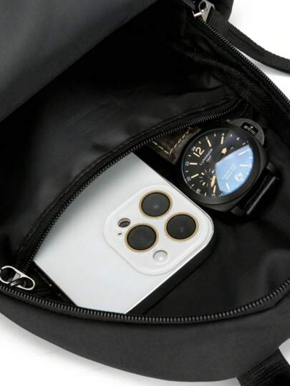 1pc Men s Functional Backpack With Double Shoulder Straps Black Solid Color Made Of Polyester Fiber Simple Fashionable Creative With Zipper Suitable For School Travel Thanksgiving Purse Holiday Comput