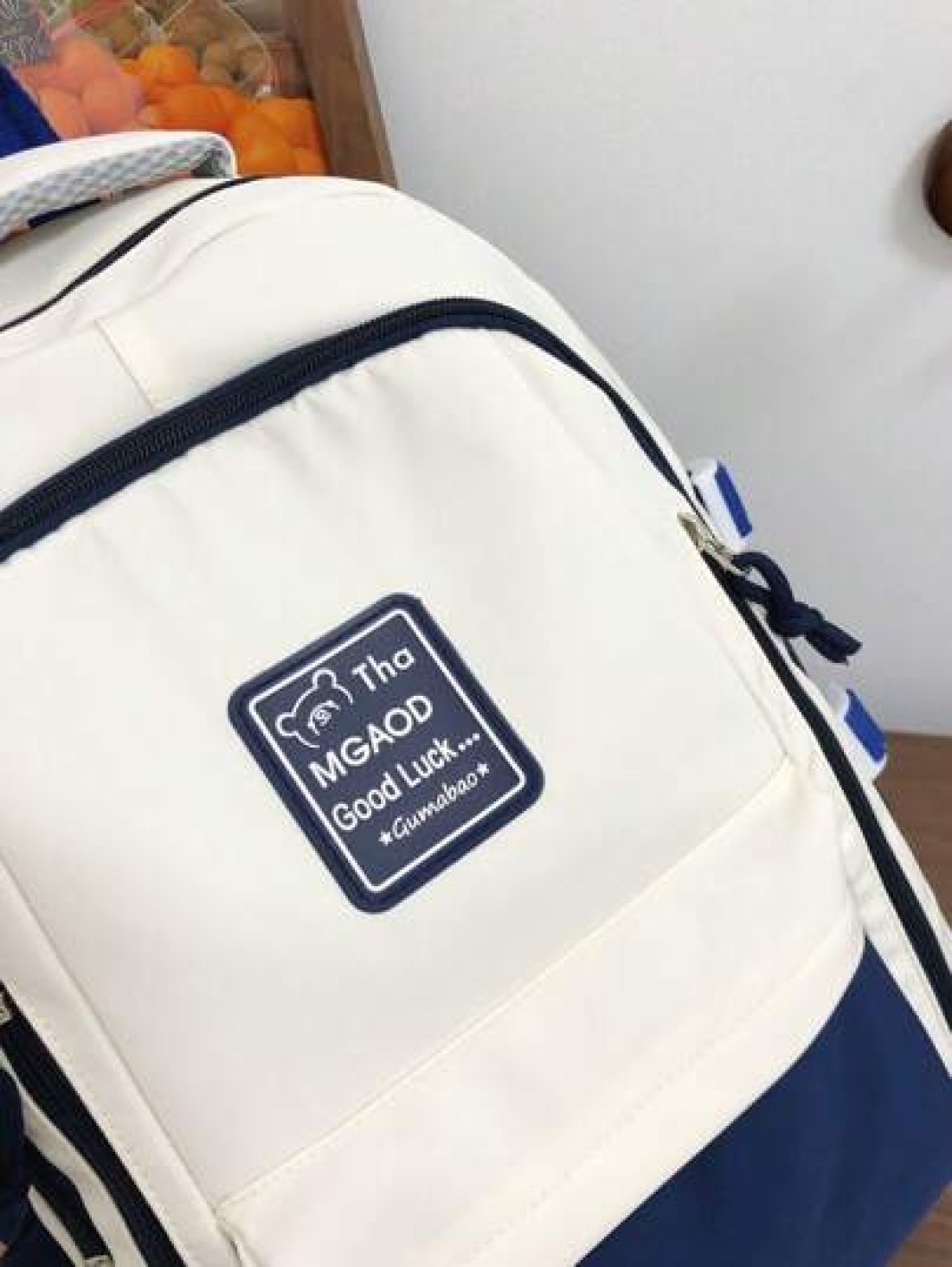 New Fashionable Large Capacity Color Blocking Versatile Large Capacity Backpack Korean Version Multi Pocket Commuting Backpack