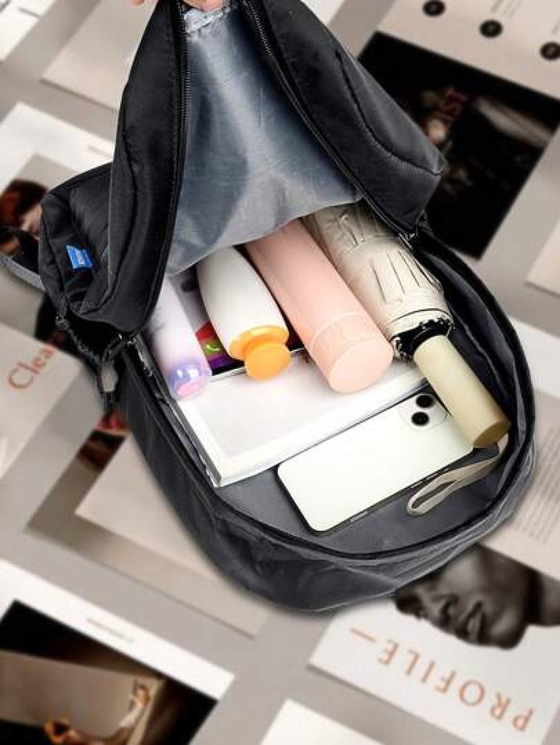 1pc Fashion Simple Casual Solid Color Large Capacity Backpack School Student Backpack Daily Backpack Lightweight Laptop Bag School Bag Shoulder Bag Graduate Student Business Outdoor Hiking Bag Back To