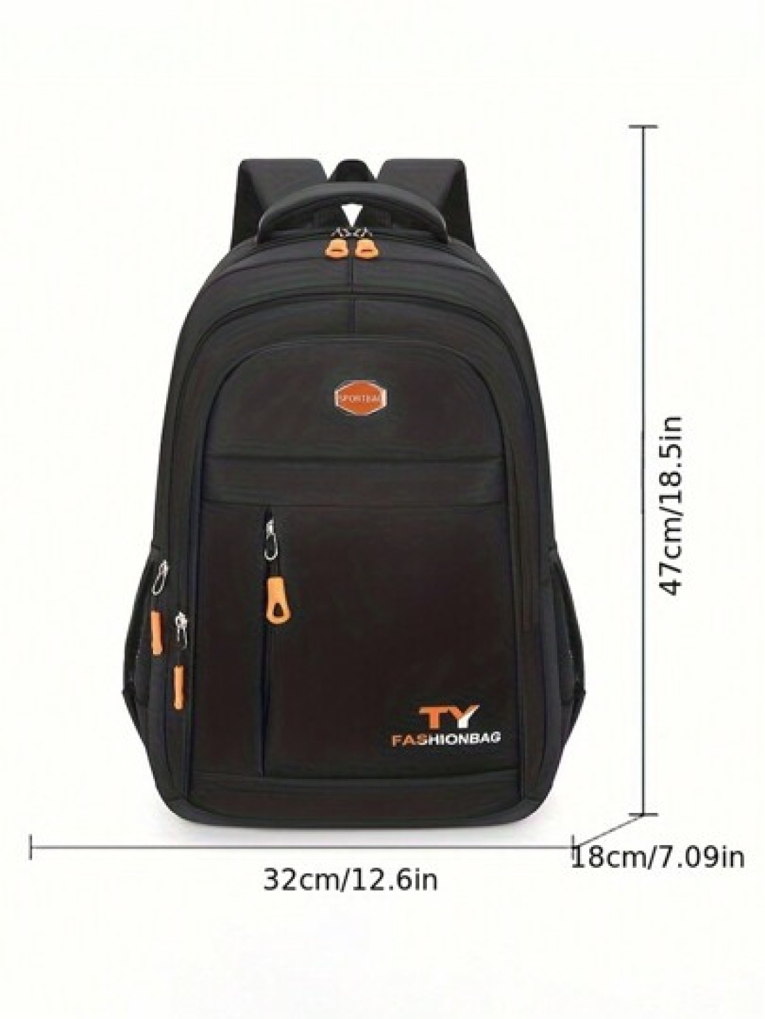 1pc Men Large Capacity Waterproof Casual Backpack Adjustable Laptop Student Backpack Man Bag Students School Supplies University Bag College Teacher School Backpack Book Bag School Bag Hobo Hip Bag Mu
