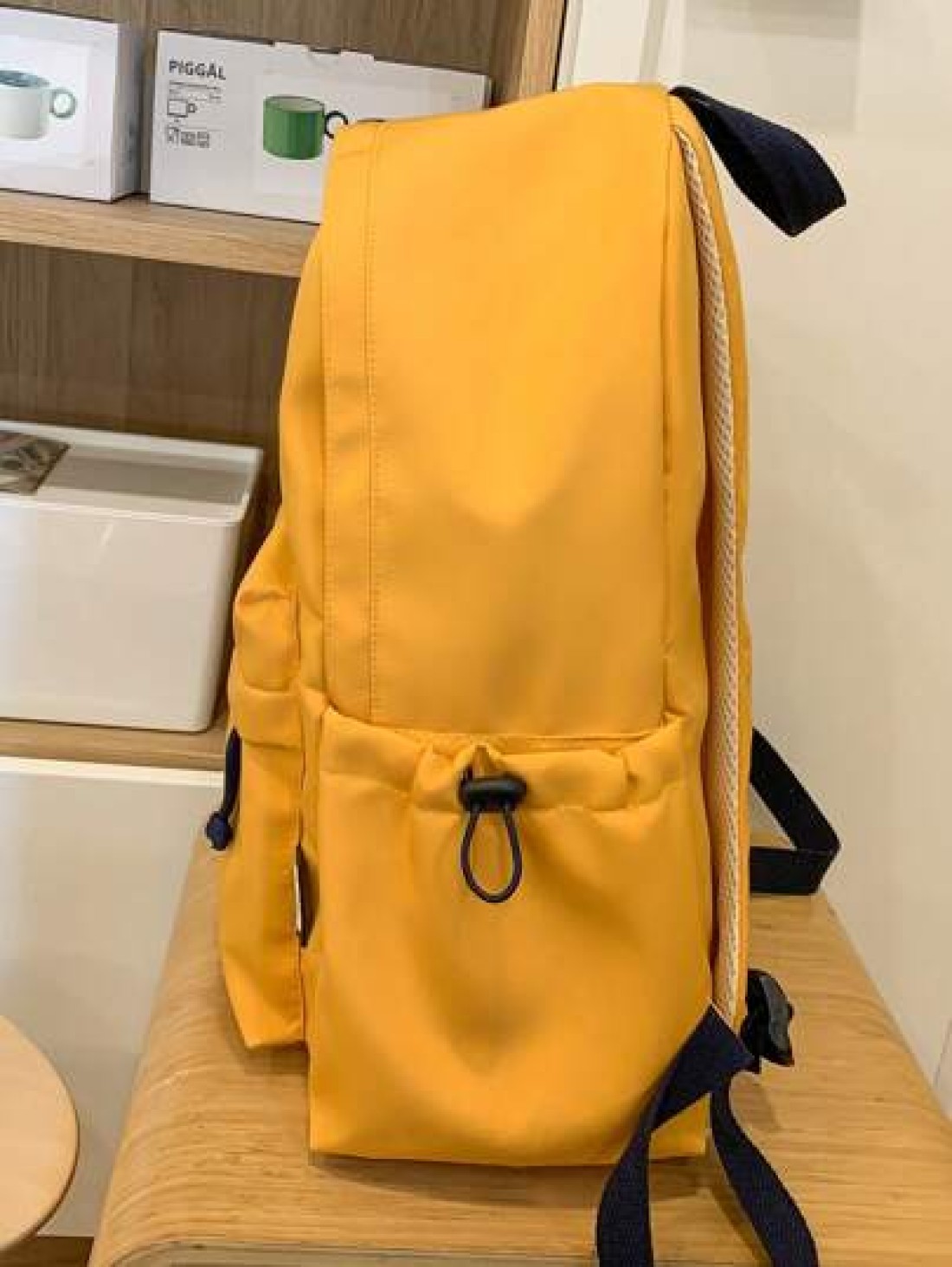 New Fashionable Contrasting Letter Print Backpack With Unique Design For Students Large Capacity Campus Backpack Commuting Backpack Nylon