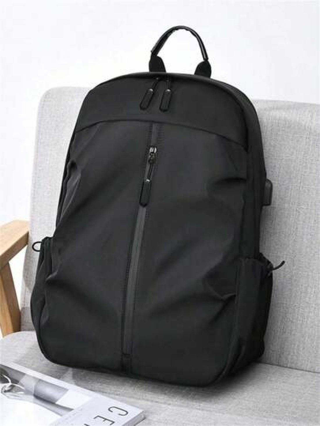 Travel Outdoor Oxford Cloth Backpack Large Capacity Business Backpack Heavy Duty Laptop Backpack Vacation School Summer Carry On Polyester Business Casual Black Personalized Gifts Boyfriend Hiking Stu