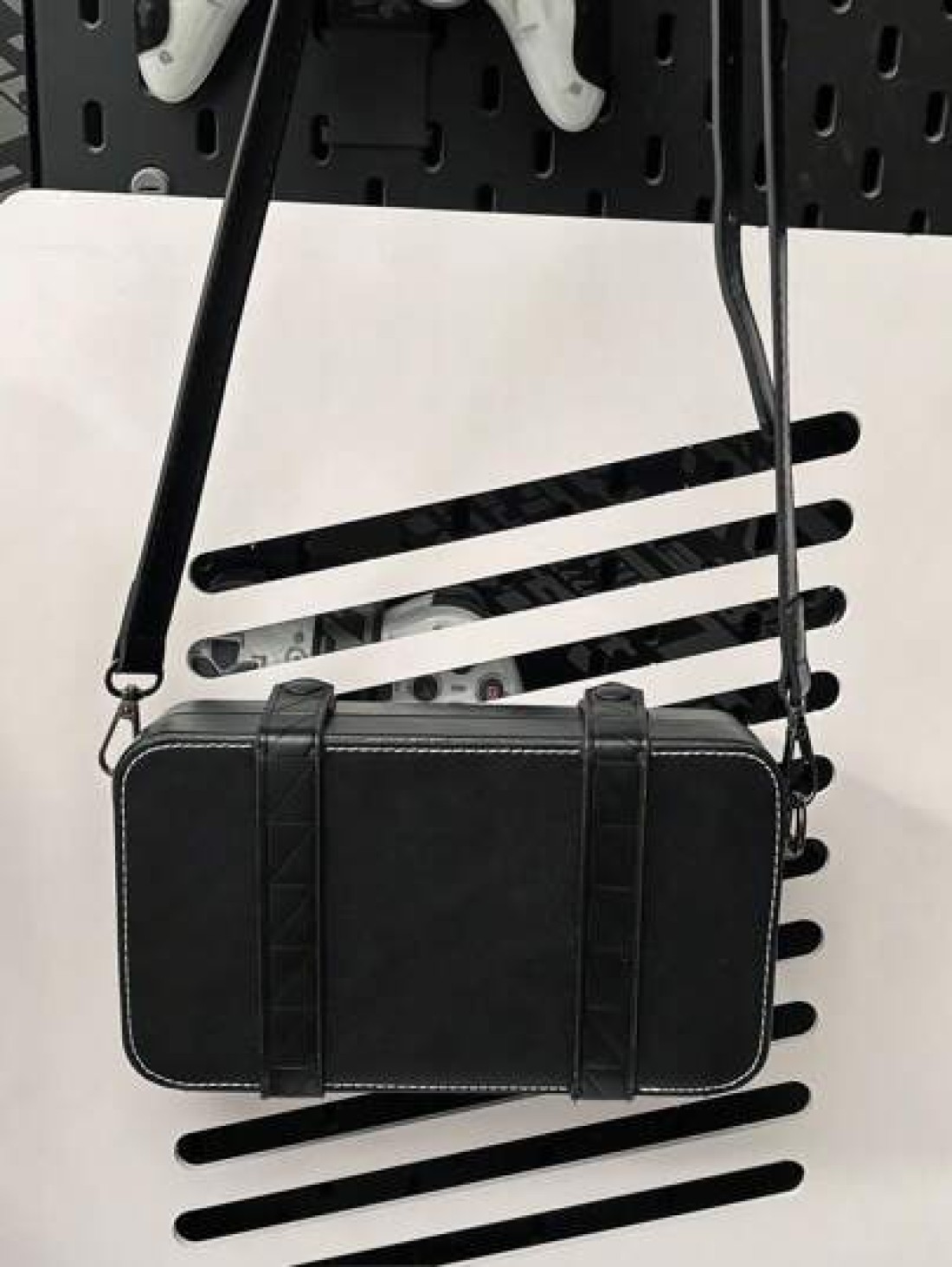 peach tree Men s PU Waterproof Messenger Bag Crossbody Bag Shoulder Bag Small Square Bag Business Casual Style With Detachable Pouch Ideal For Business Trips Storing Toiletries And Tools Large Capacit