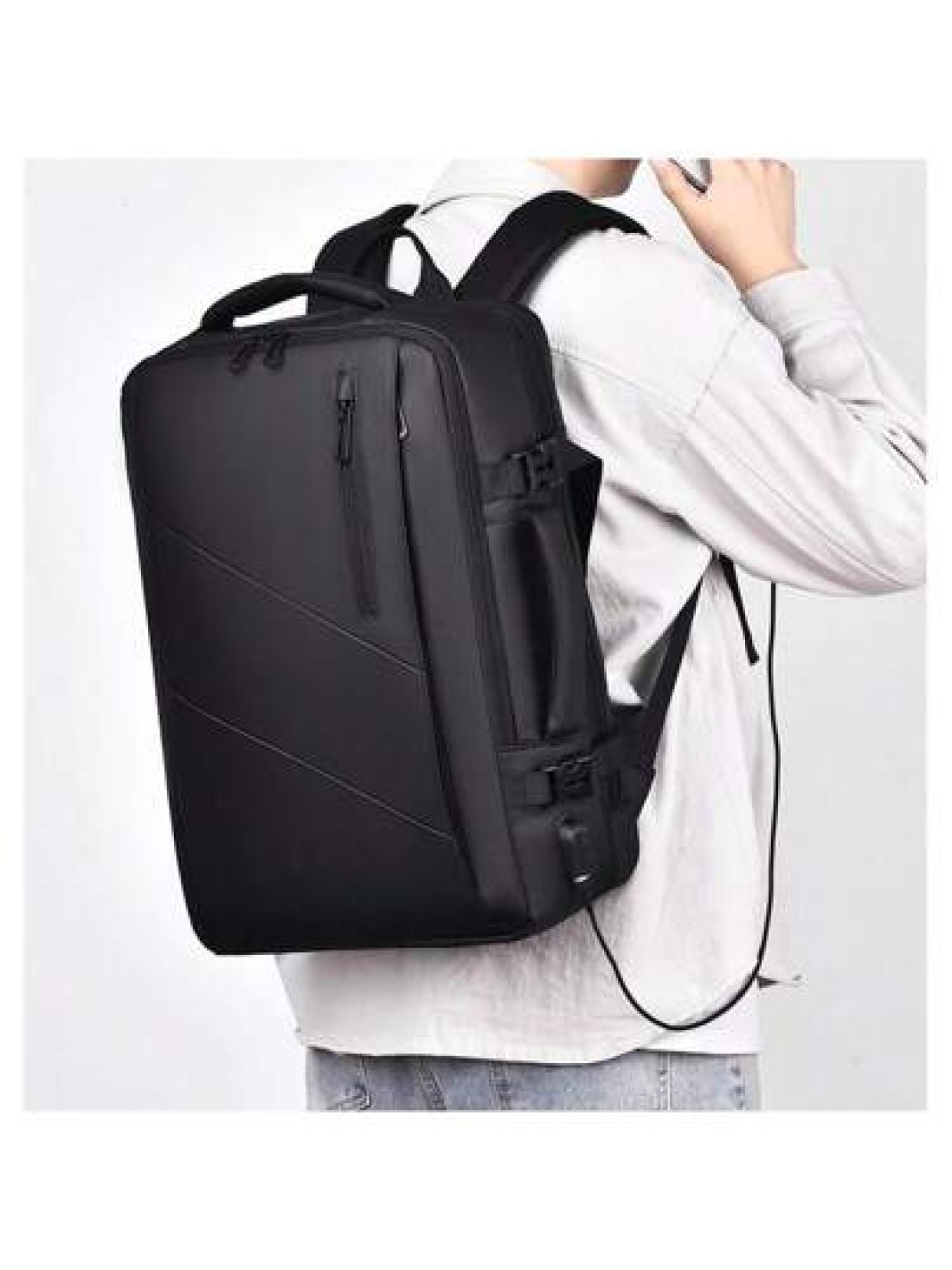 Men Backpack Book School Bags Daypack Business Laptop Computer Large Capacity Travel Male Student College Bag Backpack Vacation Travel Backpack Camping Backpack Laptop Bag Gift