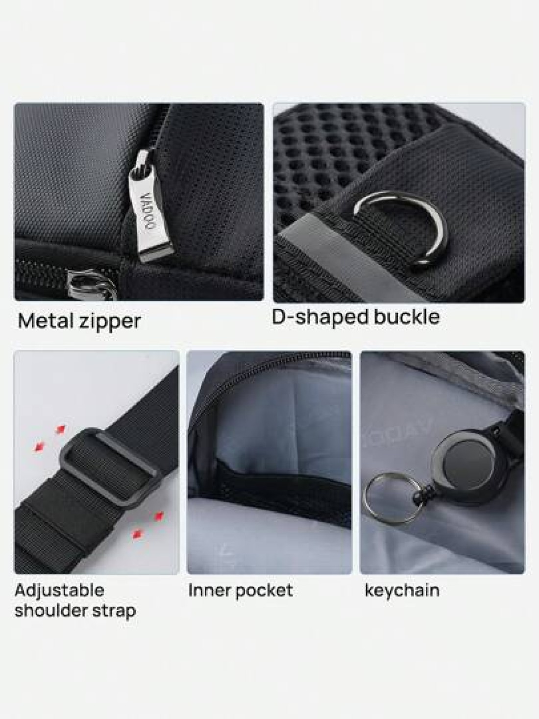 One Shoulder Sling Cross Body Bag Anti RFID Small Waist Pouch Lightweight Chest Phone Mini Bag Suitable For Travel And Leisure