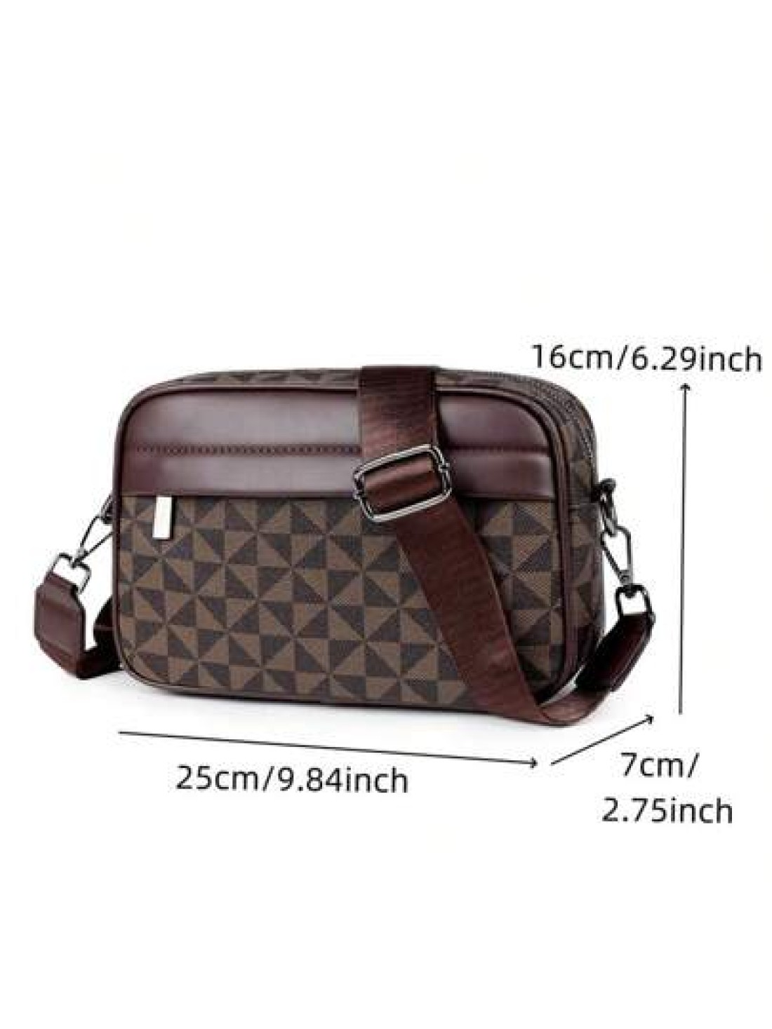 1pc Fashionable Versatile Casual Messenger Bag