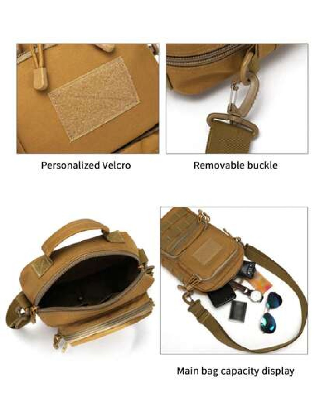 Men s Outdoor Sports Tactical Bag One Shoulder Messenger Camo Small Bag Retro Multi Functional Large Capacity Chest Bag With Multiple Compartments Shoulder Handbag For Teenagers Gift For Men
