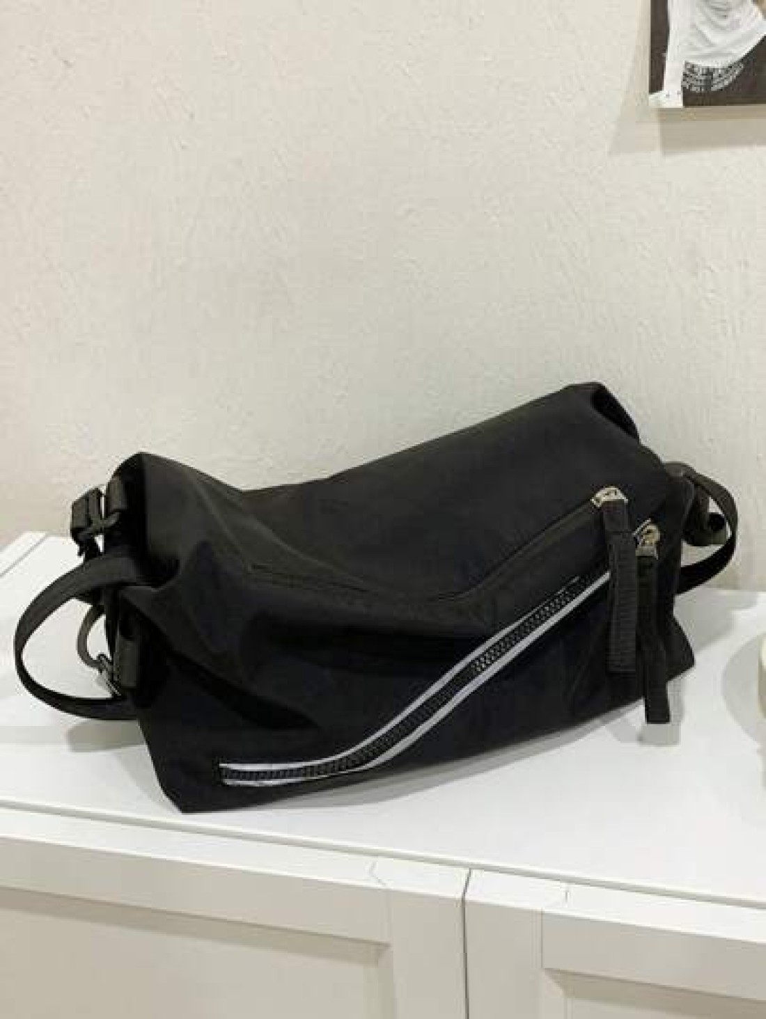 peach tree 1pc Men s Oblique Shoulder Bag Shoulder Bag Mini Sling Bag Multi Color Daily Casual Nylon Lightweight Shoulder Bag Asymmetrical Neck Bag Small Square Bag Oblique Bag Multi Function Outdoor