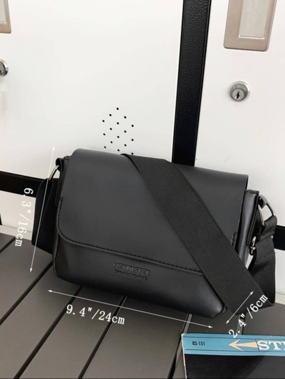 Men s Business Style Minimalist Letter Print Crossbody Bag With Flap Leather Business Casual Shoulder Bag Side Bag Sling Bag For Travel Vacation School Holiday Sport Waterproof Lightweight Dorm Univer