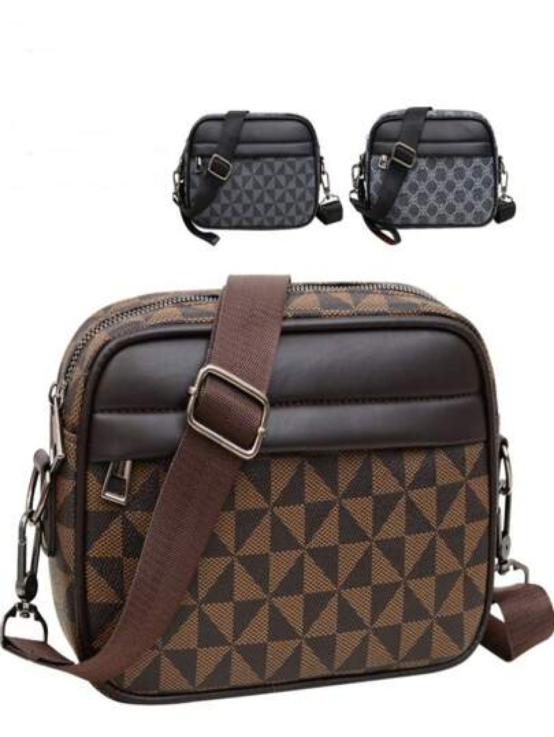 1pc Men s Satchel Bag Fashion Casual Messenger Bag Shoulder Bag Square Small Crossbody Bag Pu Leather Waterproof Multi Functional Casual Casual Business College Boy Bag Sport Casual Postman Boy To His
