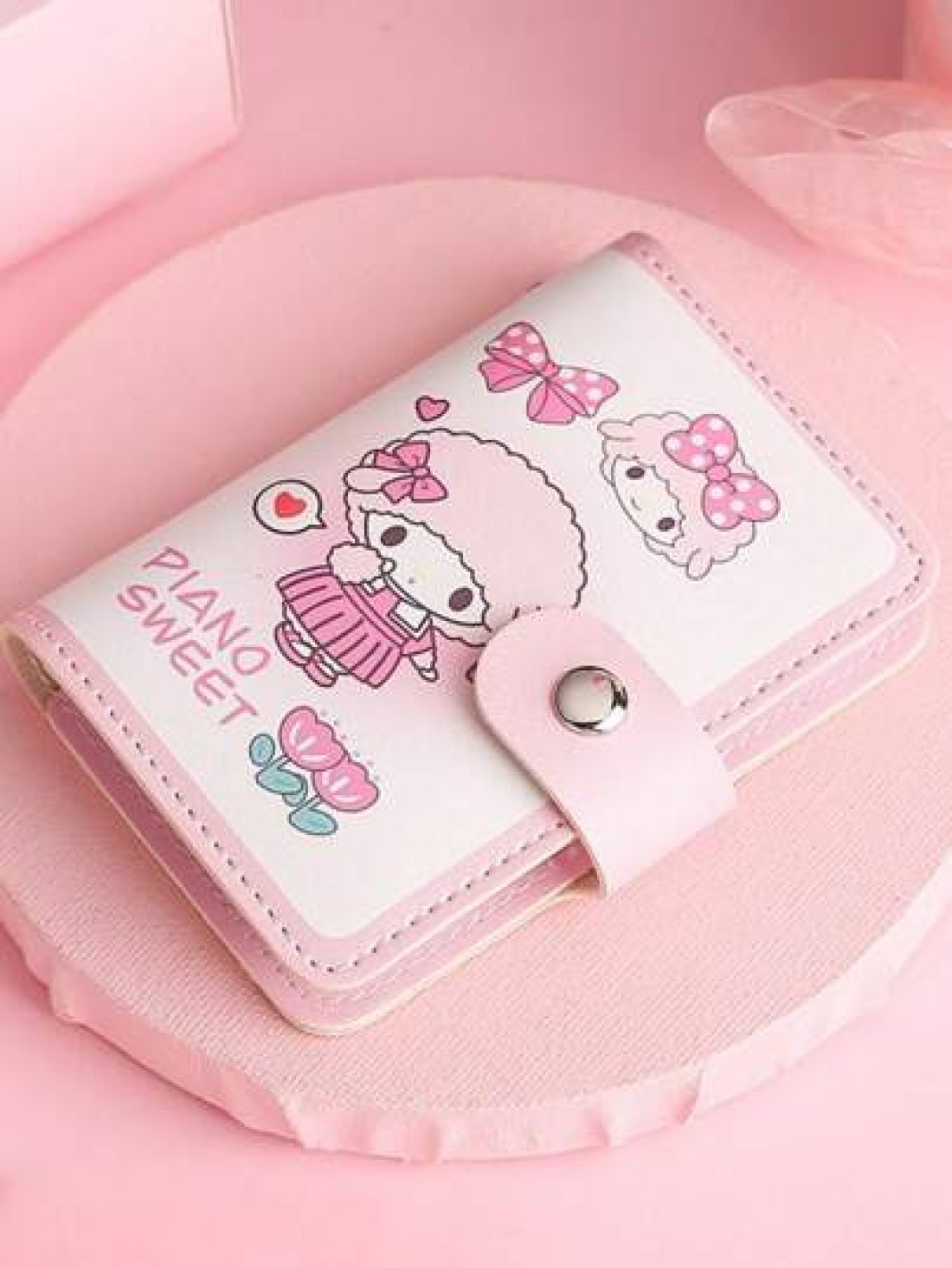 Sanrio 1 4 Anti Demagnetization Large CapacityCard Pack Multi Slot Compact Driver s License Card Case Carry On Work And Travel Must Haves Carry On Luggage Storage Accessories Beach Essentials Teacher