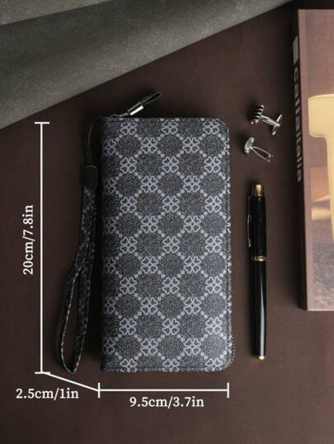 HOVI S Fashionable Minimalist Business Men s Clutch Bag Dual Zipper Large Capacity Multi Card Slot Wristlet Great Gift For Men On Holiday Anniversary