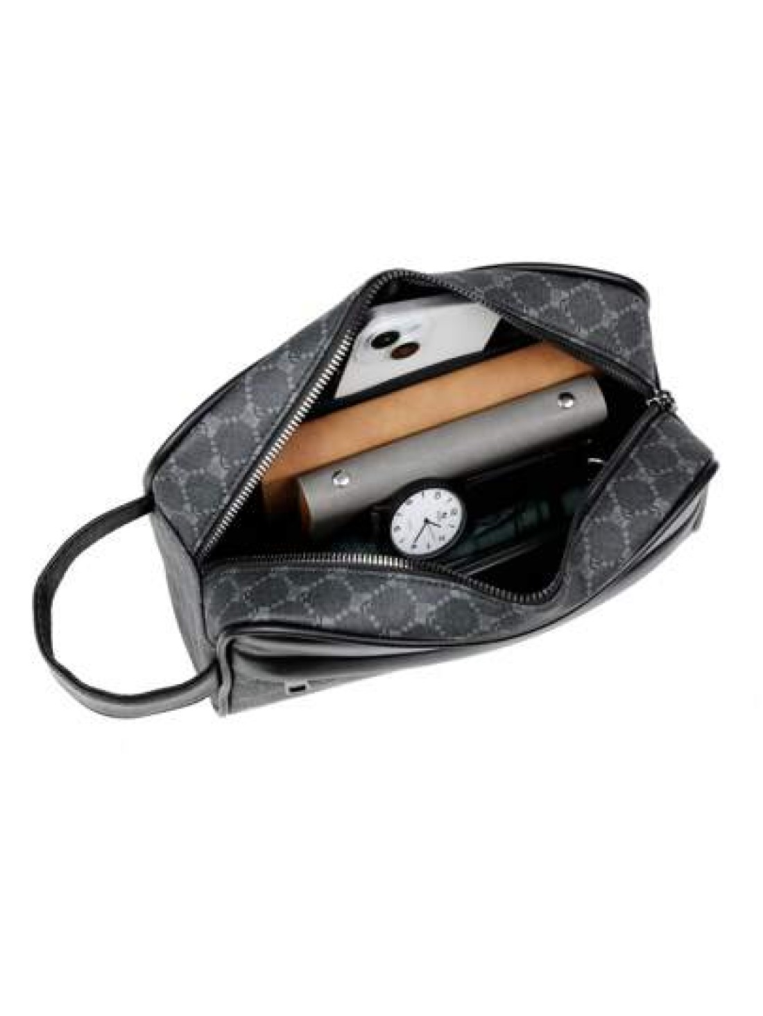 Men s New Fashion Handbag Clutch Bag Business Keychain Coin Purse Multi Function Wristlet