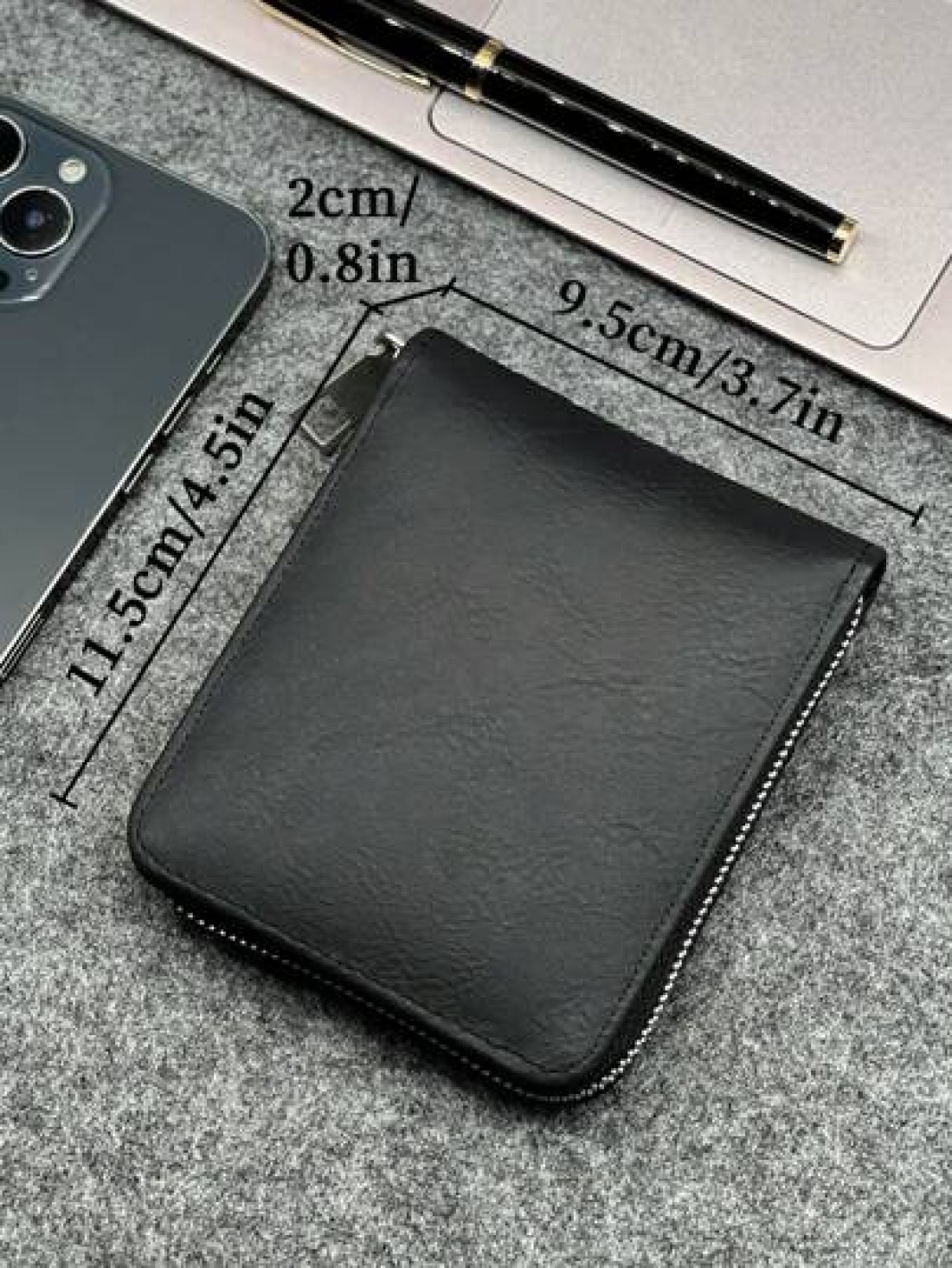 HOVI S Upgrade Your Look With Stylish Business Leather Wallets Fashion Short Wallet Old Money Style Men Vintage Funny Gifts Coin Purse Travel Christmas Purse Holiday Thanksgiving Gifts Vacation Hiking