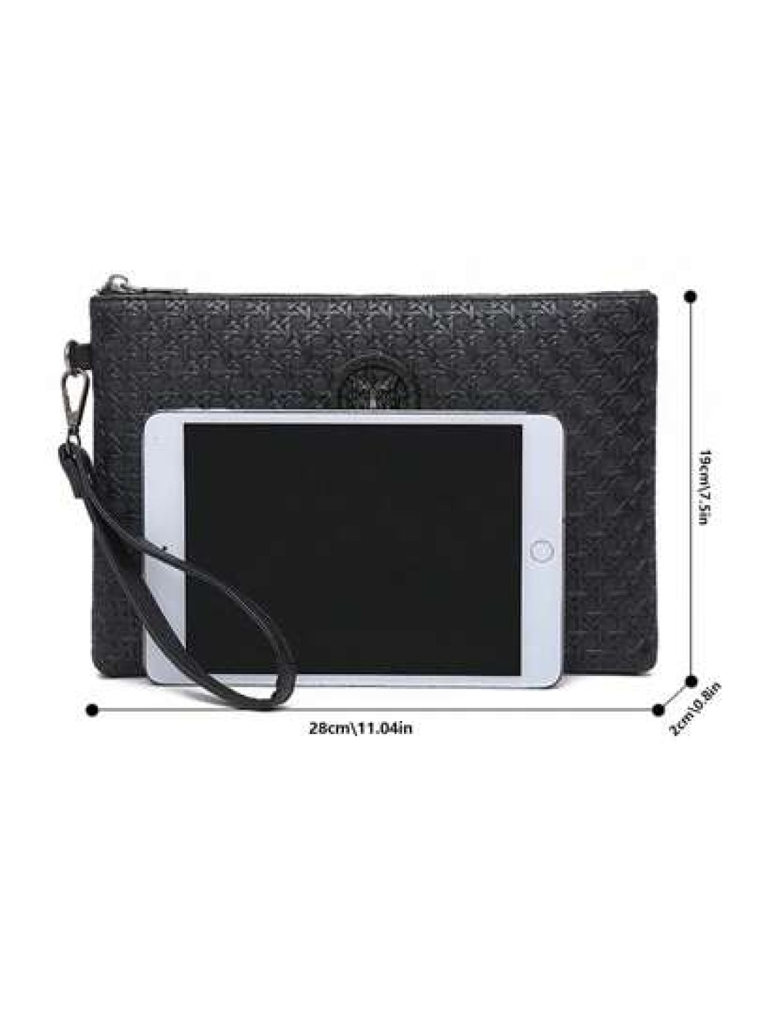 Fashionable And Simple Men s Handbag New Design With Animal Tiger Head College Style Men s Clutch Business Casual Clutch Large Capacity Storage Storage Bag Perfect Gift For Father And Boyfriend Mini B