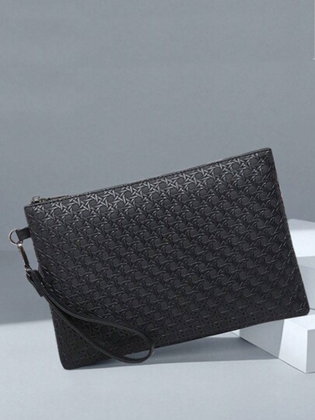 1pc Fashion Men s Clutch Wristlet Envelope Handbag PU Anti Scratch Wear Resistant Material Suitable For Going Out Party Commuting Multiple Pockets Business Style Office Travel Commuter Style Simple Ca