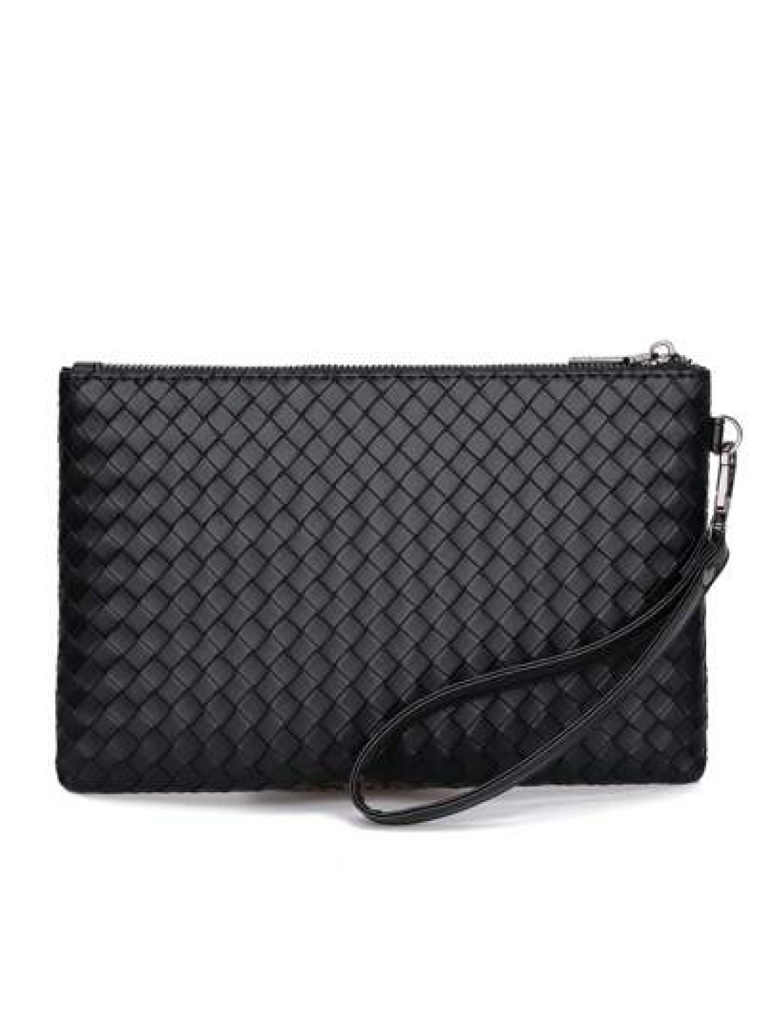Braiding Style Men PU Leather Wallet Purse Money Credit Card Holders Men Wallet Money Bag Business Casual Handbag Wristlet Bag Underarm Bag Envelope Bag Square Bag Student Travel Winter Large Capacity