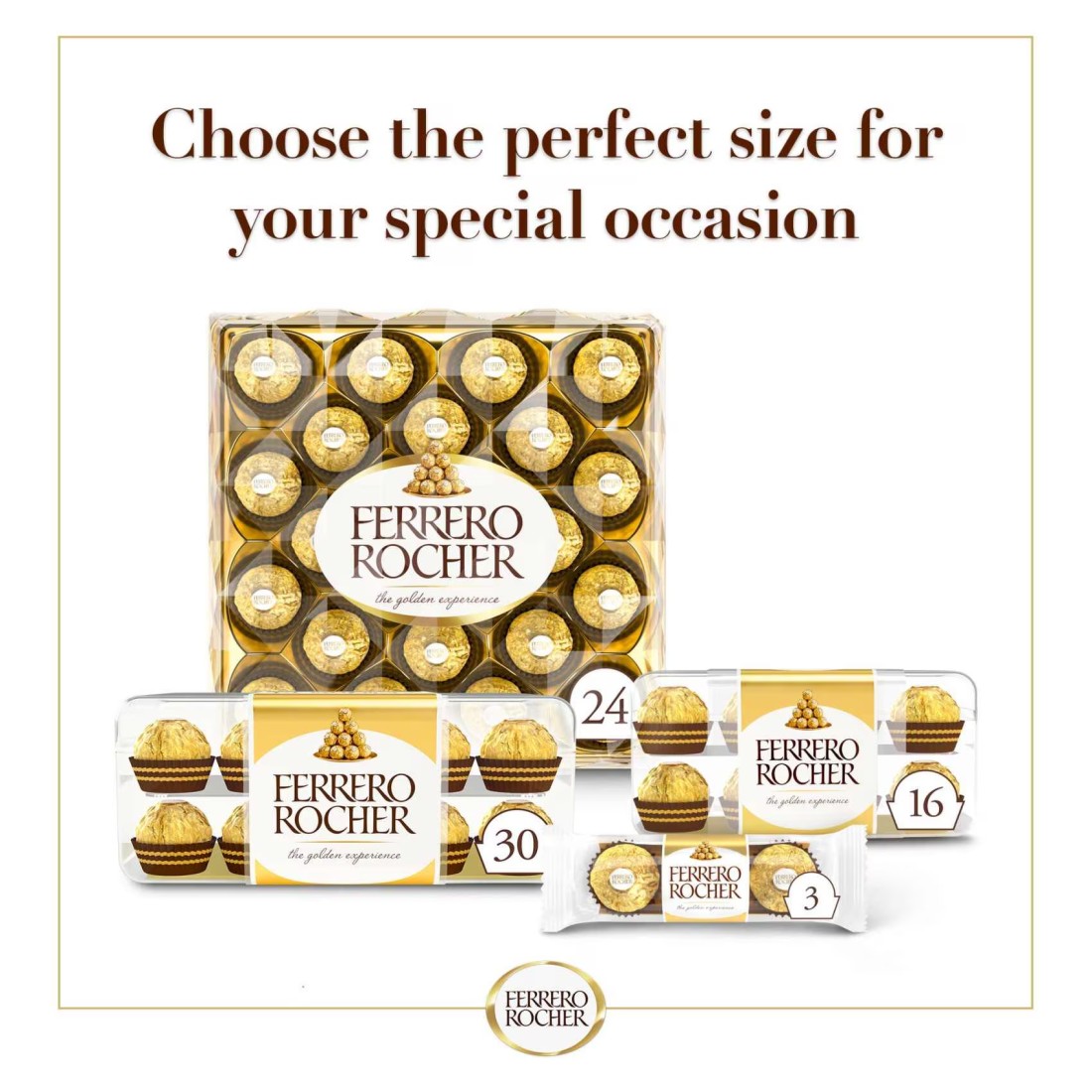 Ferrero Rocher Ramadan Lantern Fine Crunchy Hazelnuts Milk Chocolate 225g