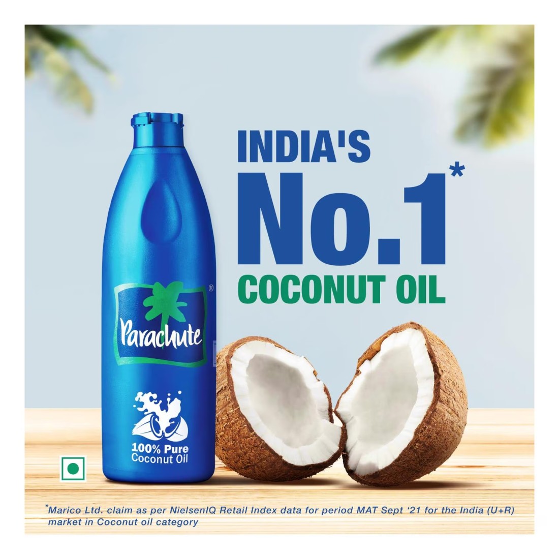Parachute Pure Edible Coconut Oil, 175ml