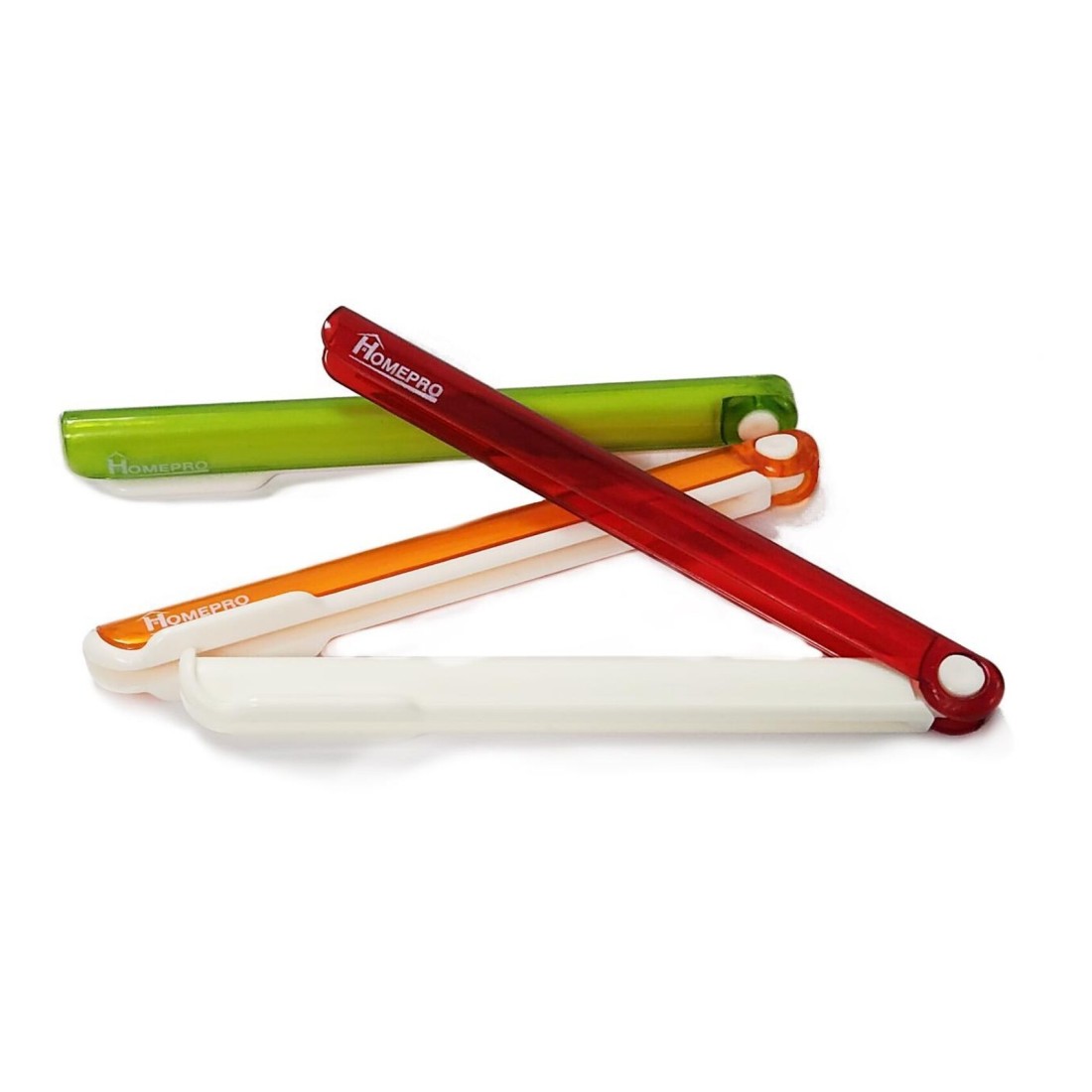 Home Pro Bag Clips Multicolour 15.5x1.7x1cm 3 PCS