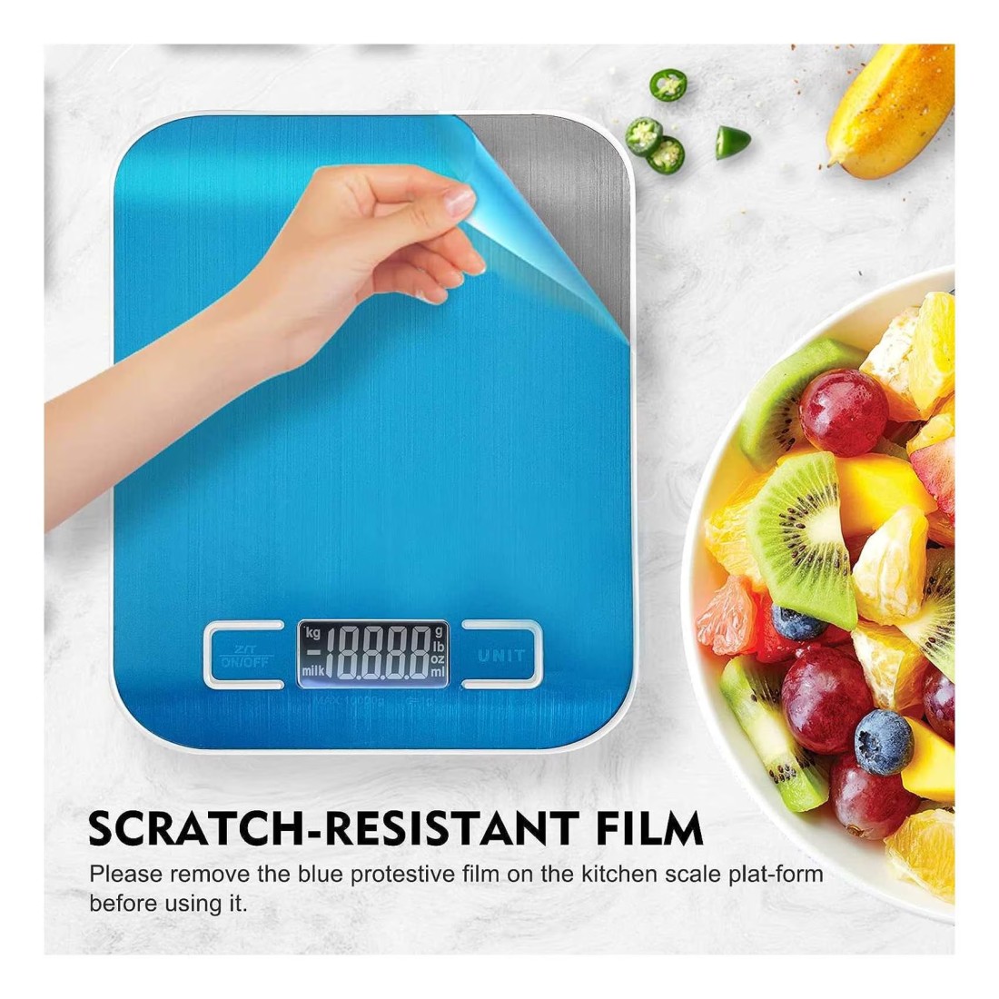 Electronic Digital Kitchen Food Scale 14x18cm