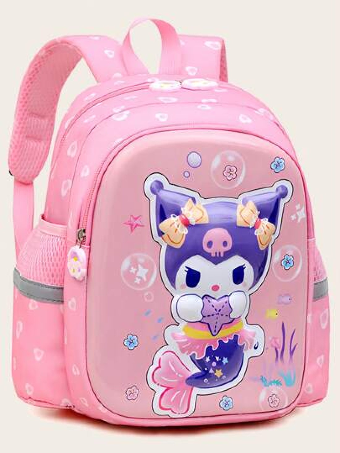 Sanrio حقيبة ظهر للأطفال بحماية الظهر والخفيفة الوزن من جزيئات صور كارتون سانريو ملودي، سينامون، كلاب