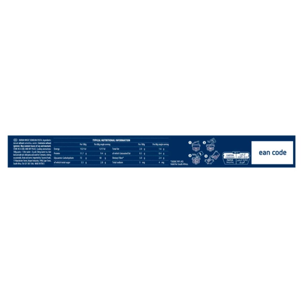 Barilla Spaghettini No.3 Pasta 500g