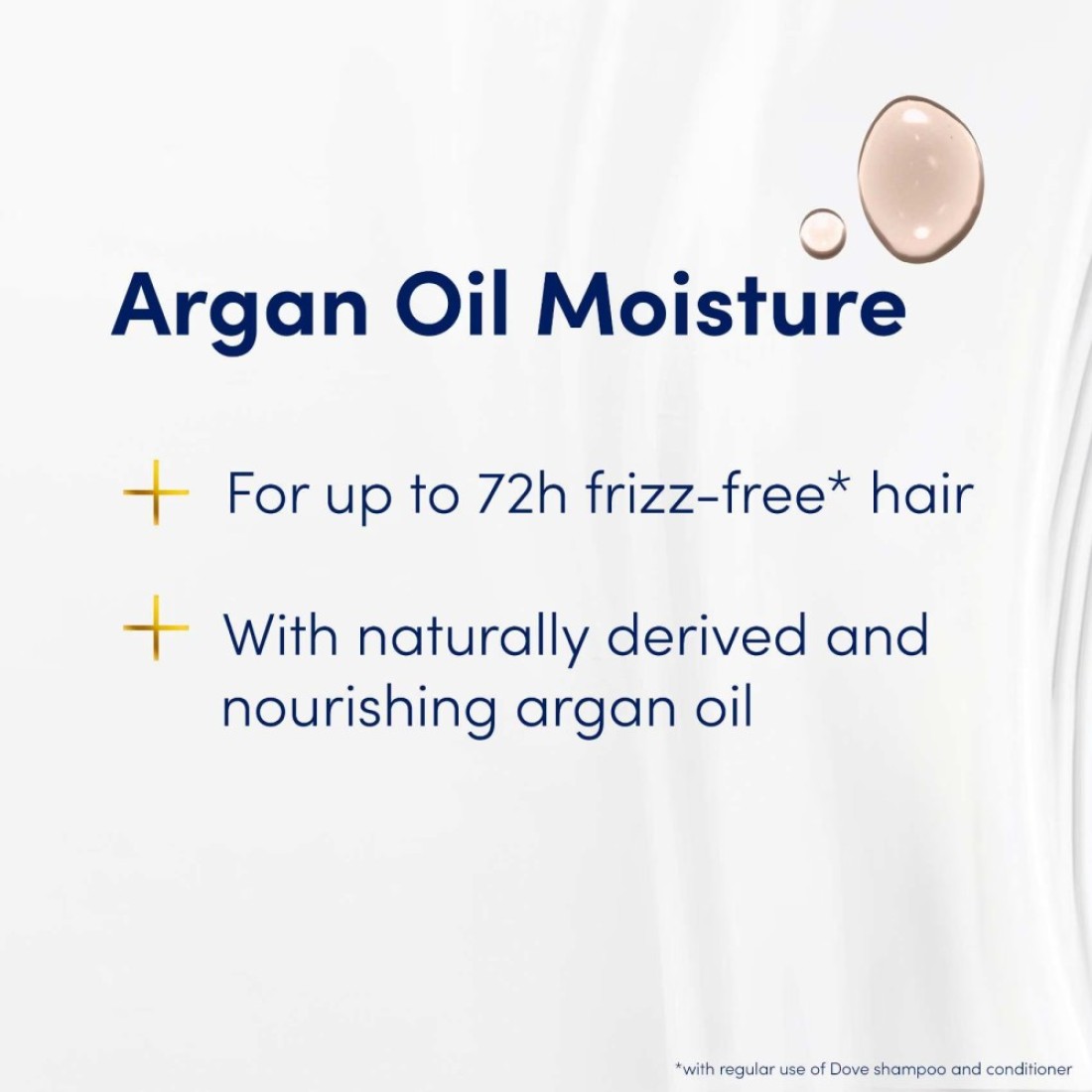 Dove Shampoo Hydrates Dry Hair Argan Oil Moisture No Dyes Parabens Or Sulfates 400ml