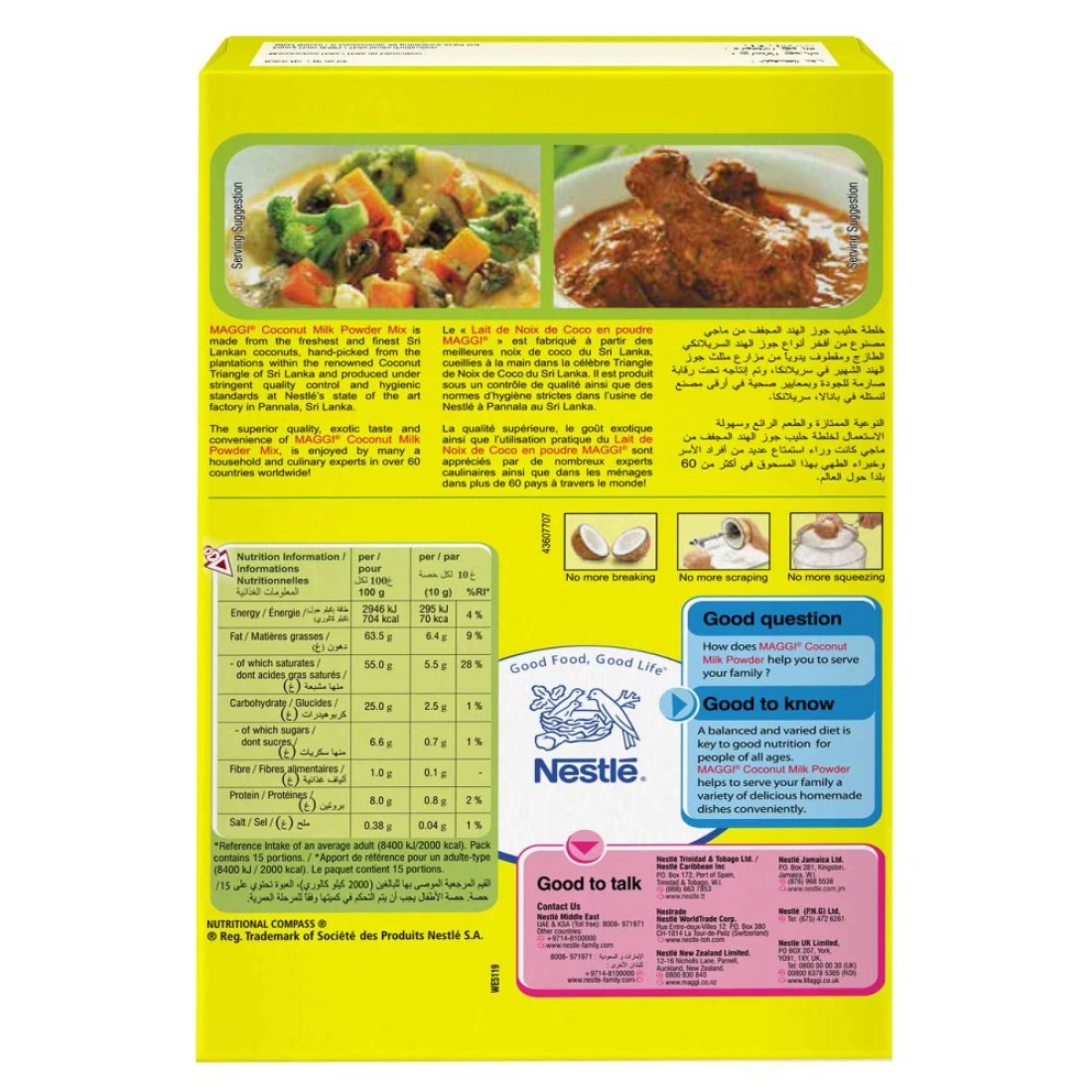 Nestle Maggi Coconut Milk Powder Mix 150g