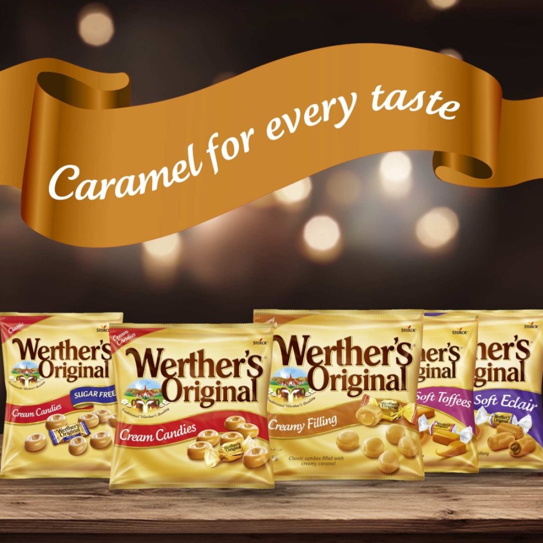 Storck Werther&#39;s Original Cream Candies, 150g