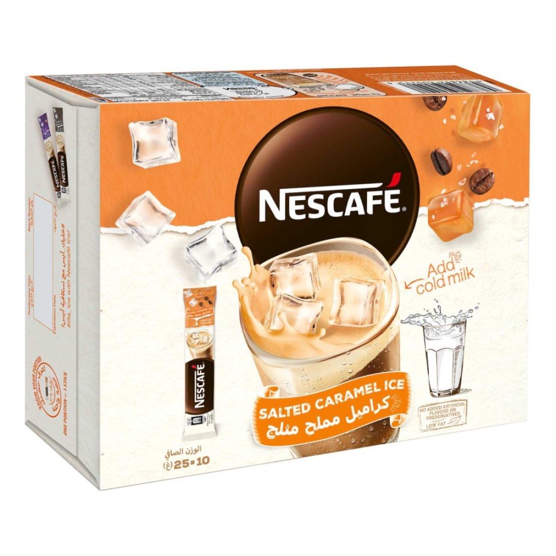 Nescafe Salted Caramel Ice, 25g Pack of 10