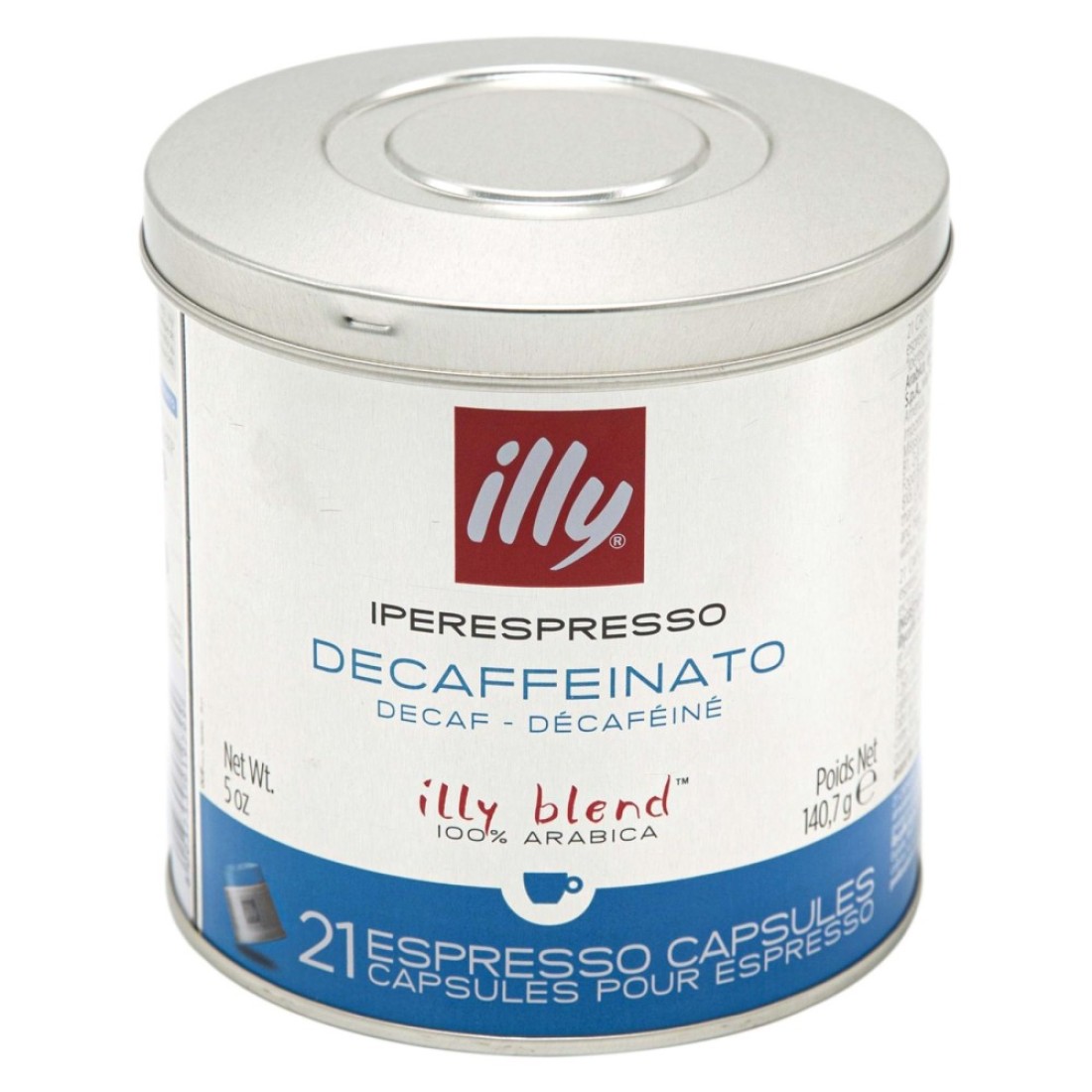 Illy Blend Decaf Espresso Coffee Capsules, 140.7g