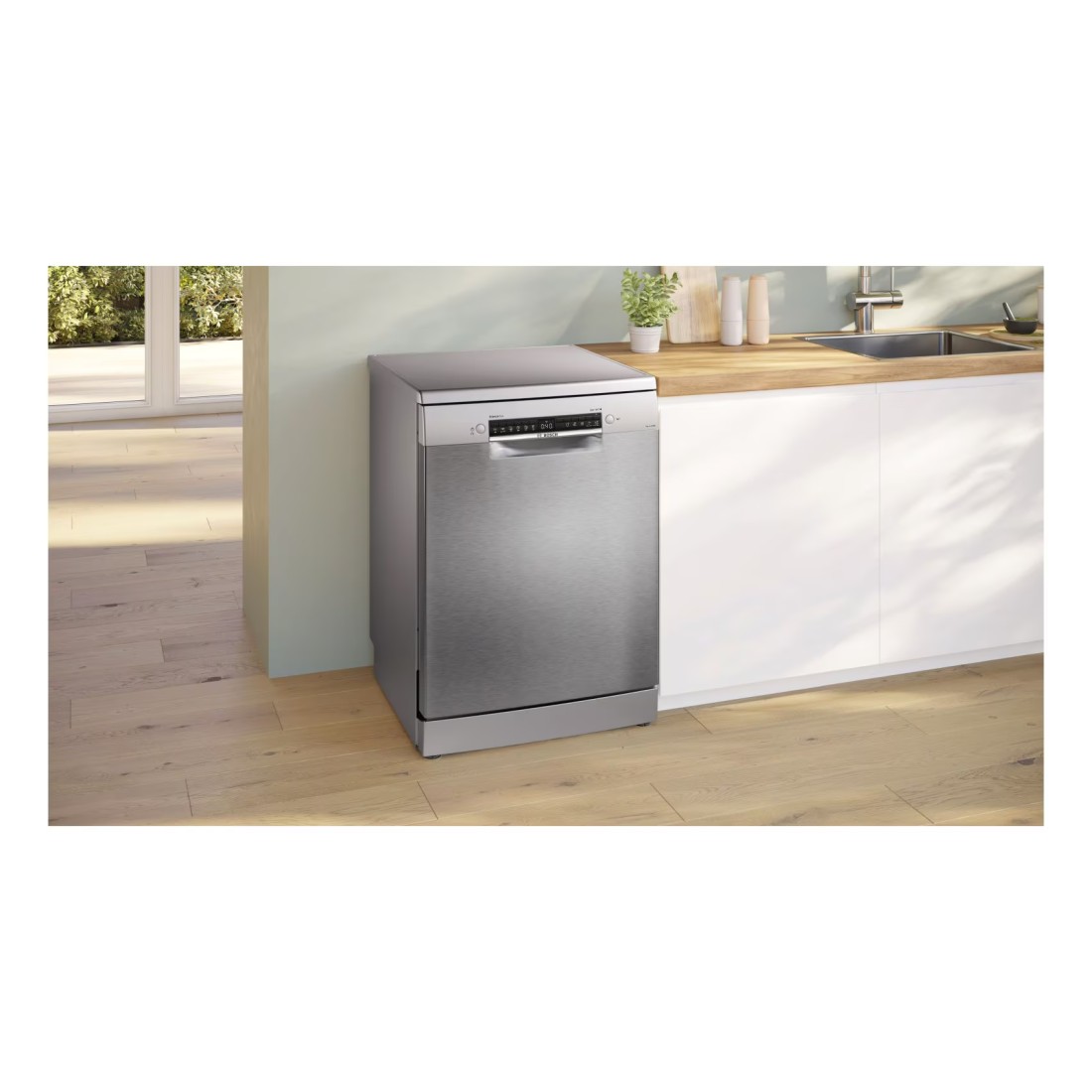Bosch Series 4 Free-Standing Dishwasher SMS4ECI26M Brushed Steel 60cm 14 Place Settings