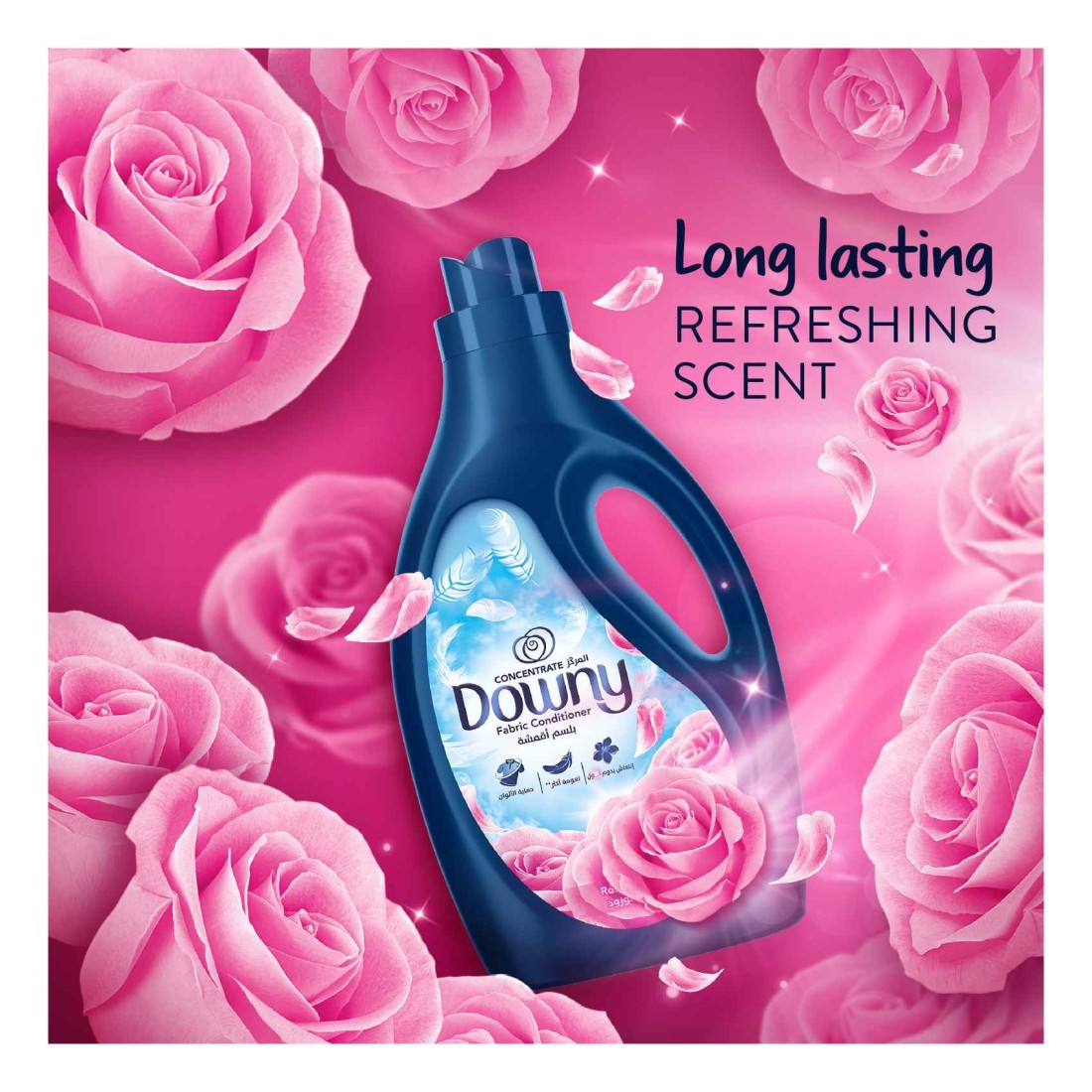 Downy All-in-One Fabric Conditioner Concentrate Rose Garden 2L Pack of 2