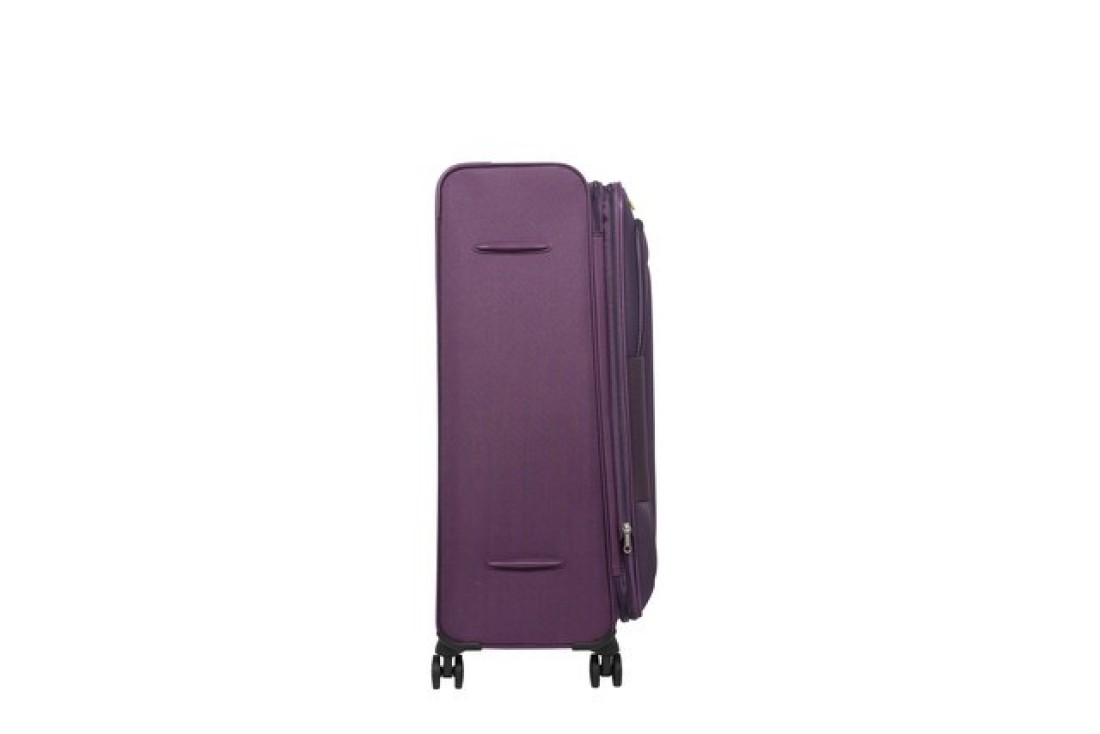 American Tourister Duncan Spinner 2 Wheel Luggage Trolley Purple 83cm