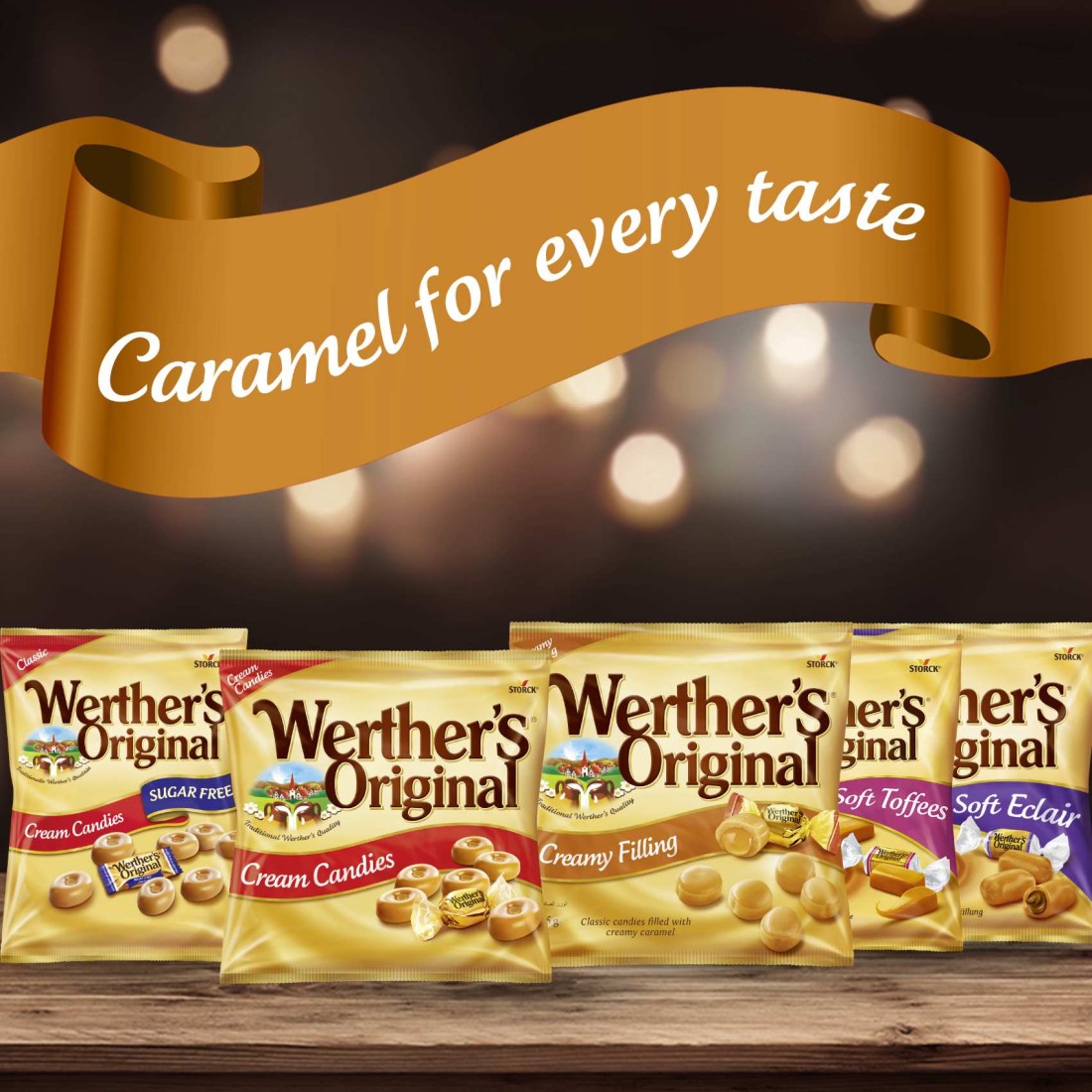 Storck Werther&#39;s Original Cream Candies, 50g