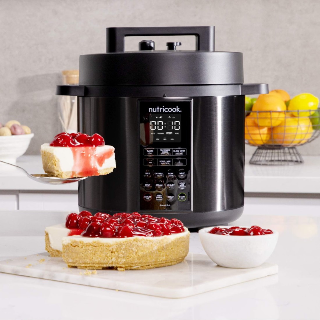 Nutricook Smart Pot 2 Pressure Cooker NC-SP204K Black 6L