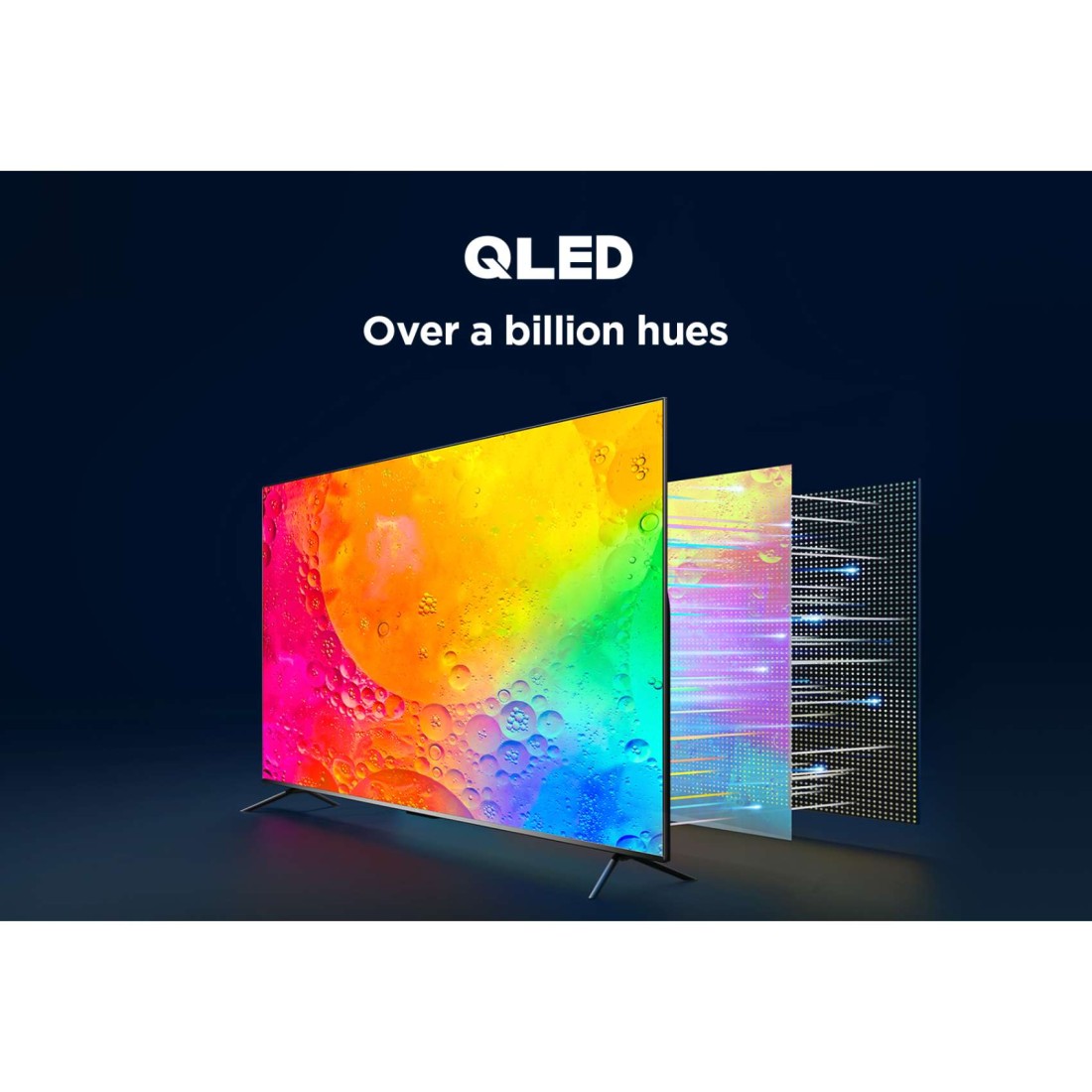 TCL 85-Inch 4K Google Smart QLED TV 85C645 Black