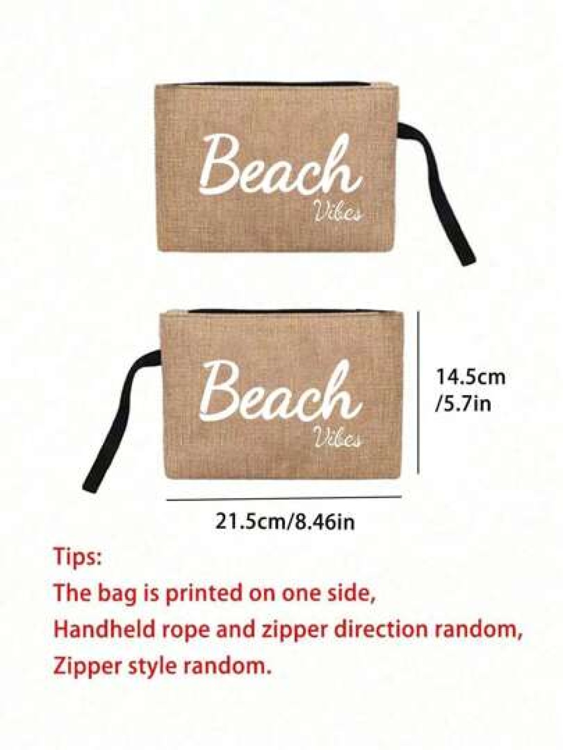 Beach Letter Theme Yellow Flax Brown Handbag Plus A Small Bag With A Hand Rope And A Bow Hat Bridesmaid Personalized Wedding Gift Bag Travel Storage Bag Cosmetic Storage Bag Coin Purse Direct Storage