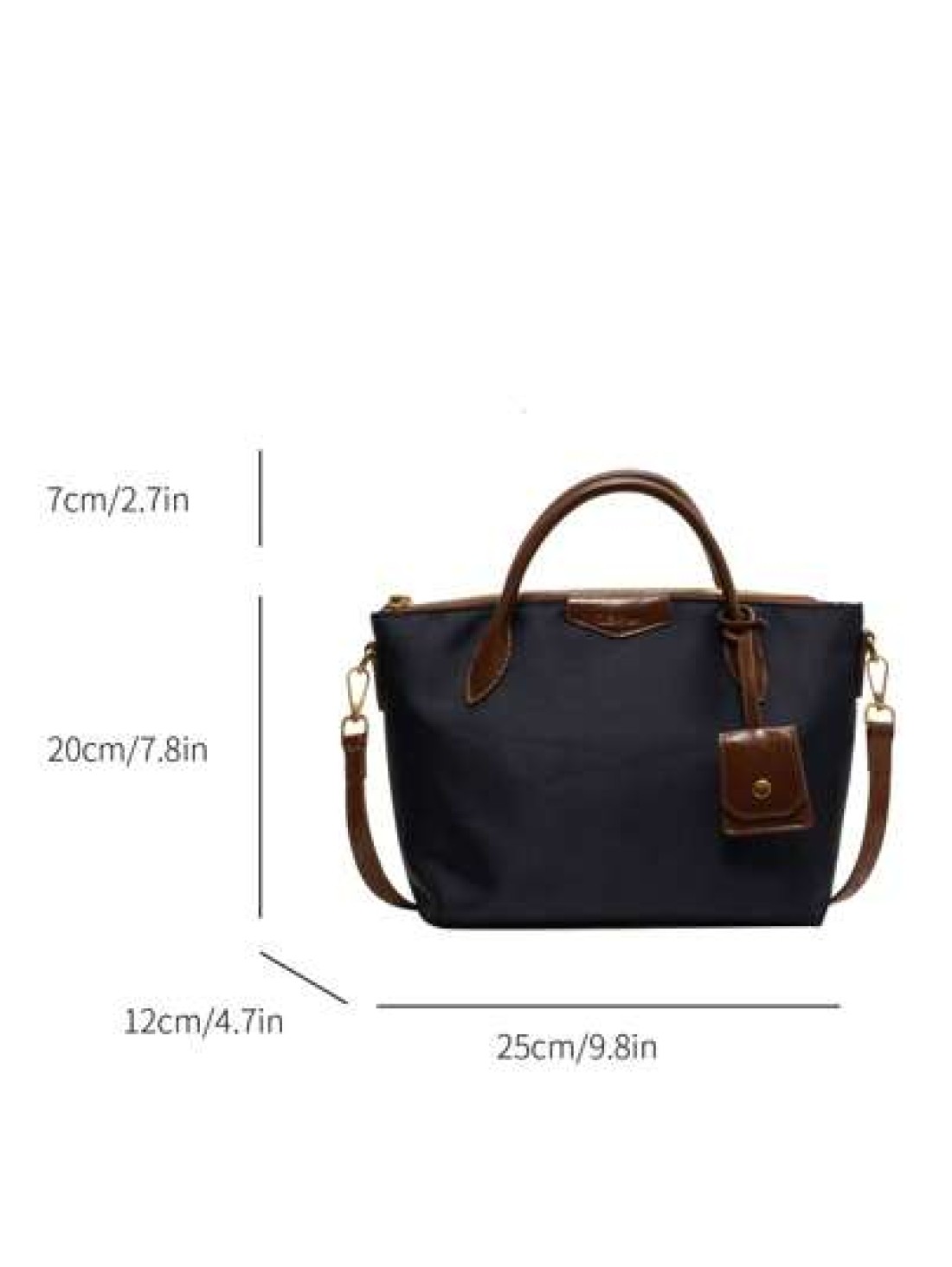 Women s Handbag Large Capacity Dumpling Shaped Tote Bag Fashionable Shoulder Bag In Blue