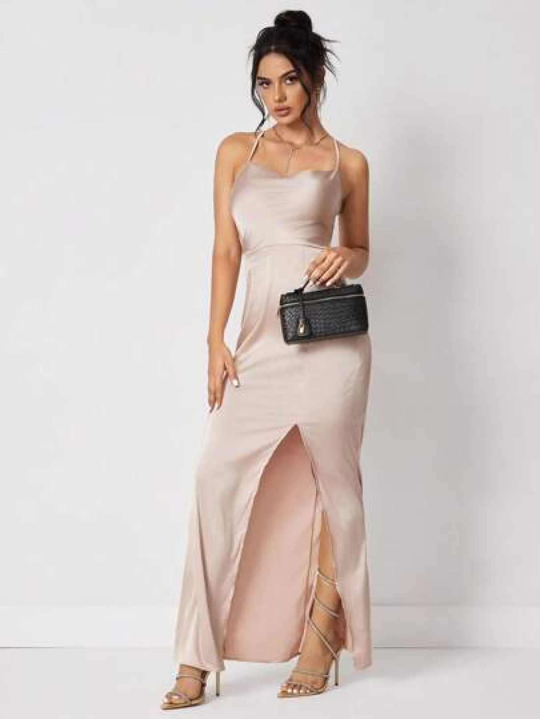SHEIN SXY حقيبة يد بمقبض علوي للسيدات، نسائية، حقيبة منسوجة، أنيقة، بسيطة، أنيقة، متعددة الاستخدامات، كلاسيكية،