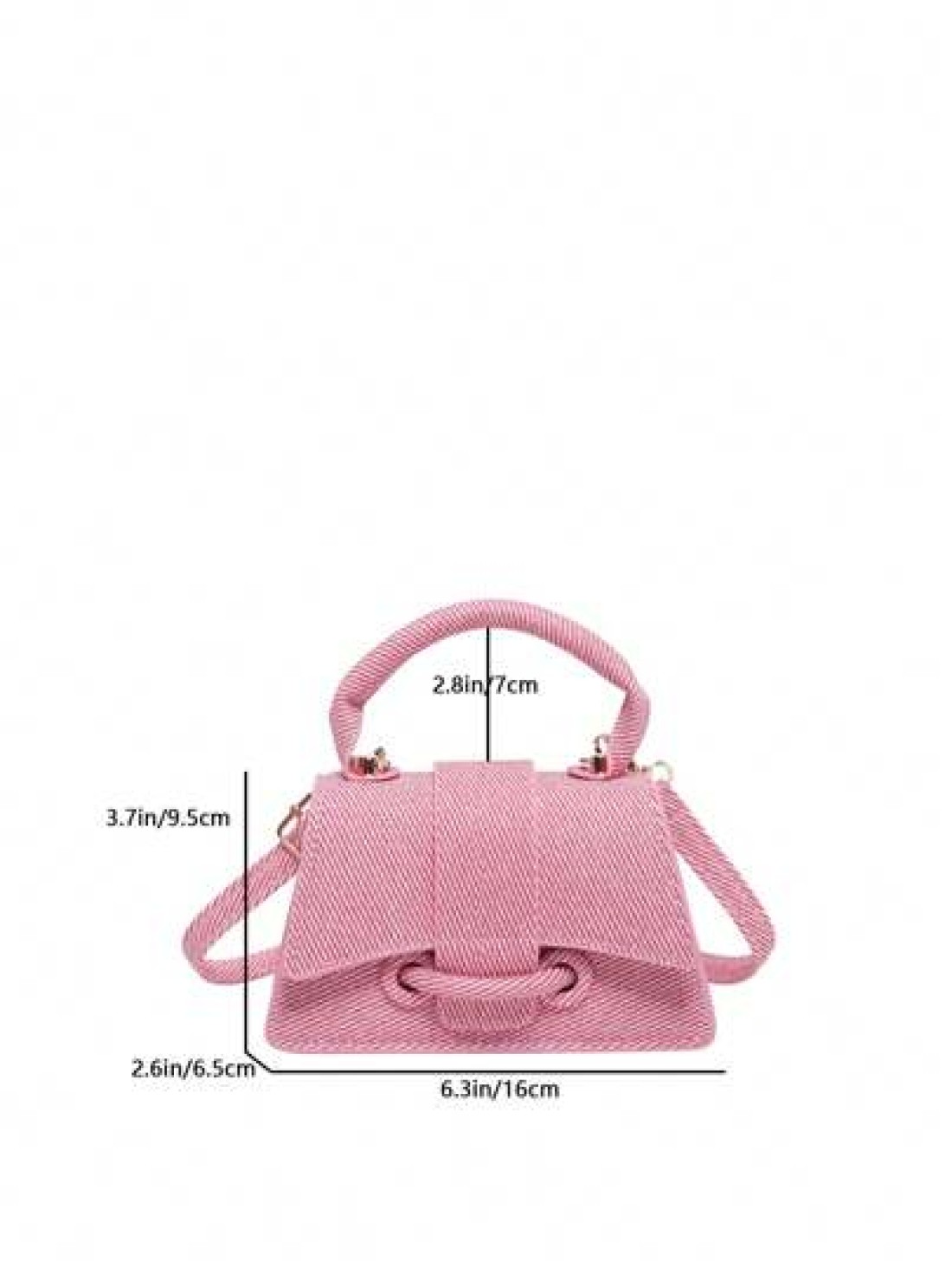 Mini Square Handbag Fashionable High Quality Makeup Bag New Solid Color Versatile Tote Bag Women Purse